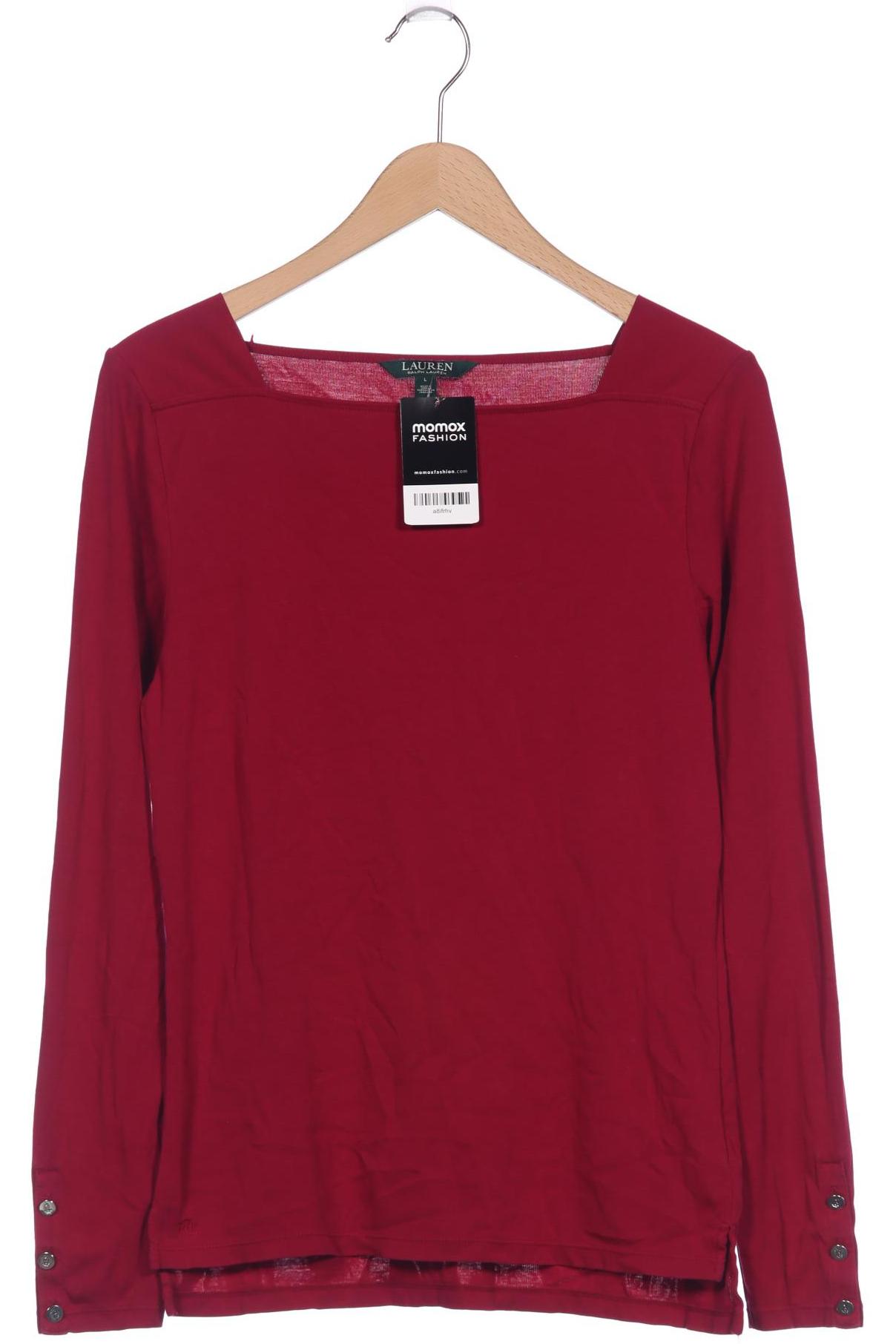 

Lauren Ralph Lauren Damen Langarmshirt, bordeaux, Gr. 42