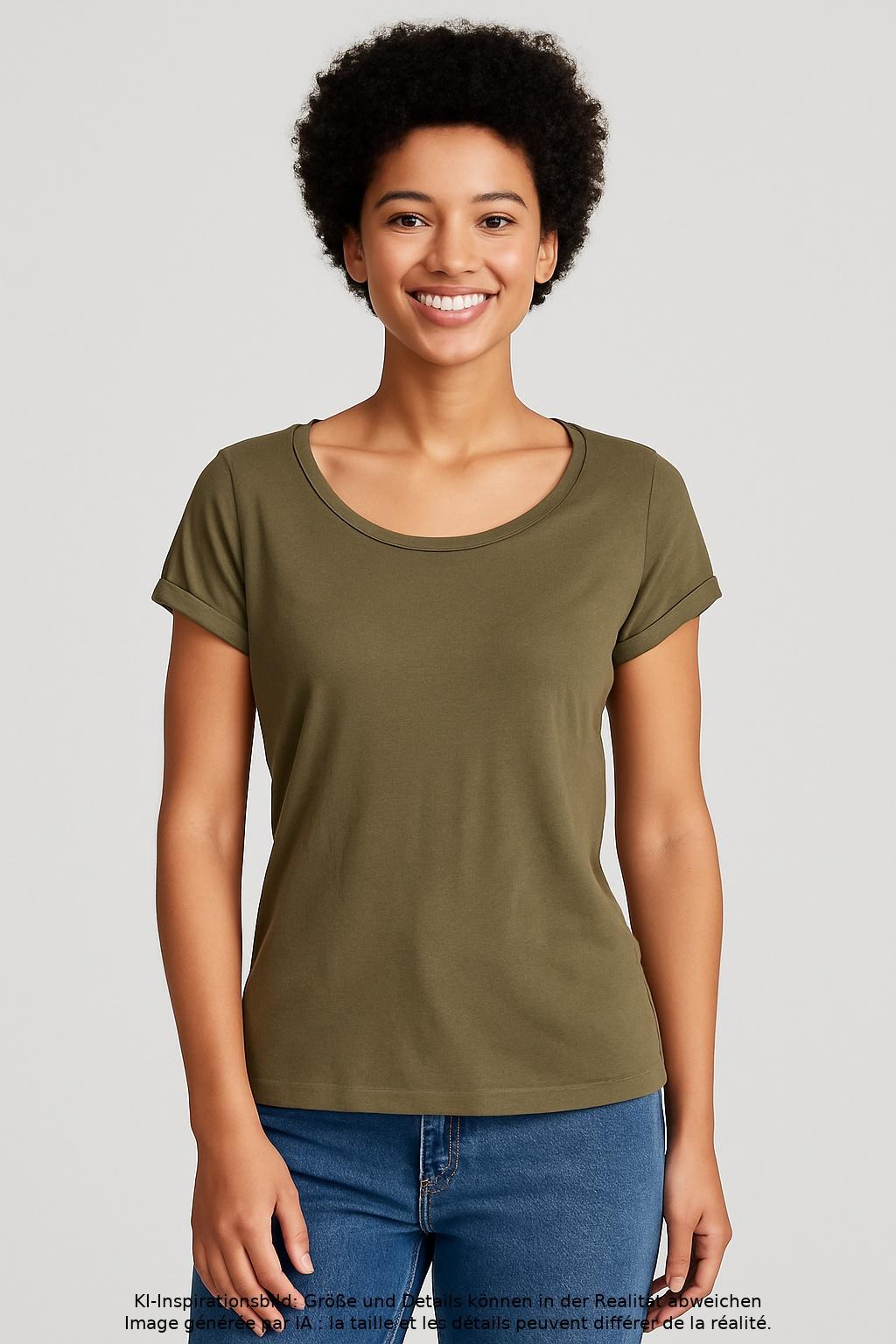 

Lauren Ralph Lauren Damen T-Shirt, grün, Gr. 36