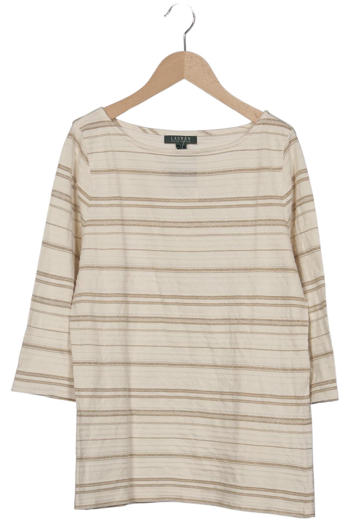 

Lauren Ralph Lauren Damen Langarmshirt, beige, Gr. 42