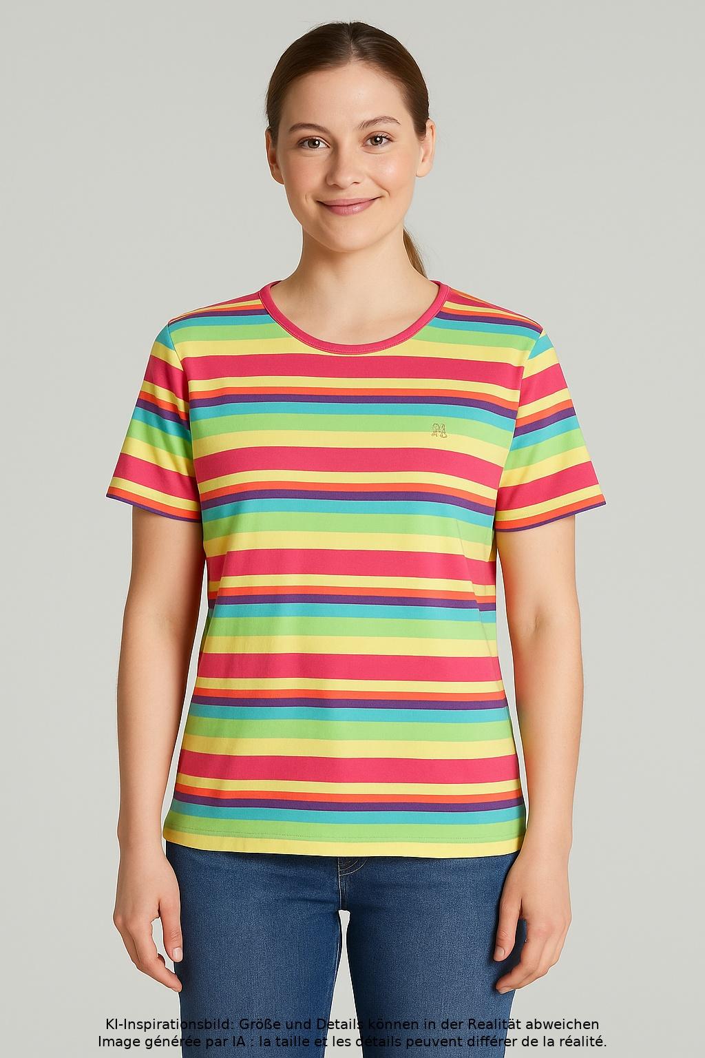 

Lauren Ralph Lauren Damen T-Shirt, mehrfarbig, Gr. 42