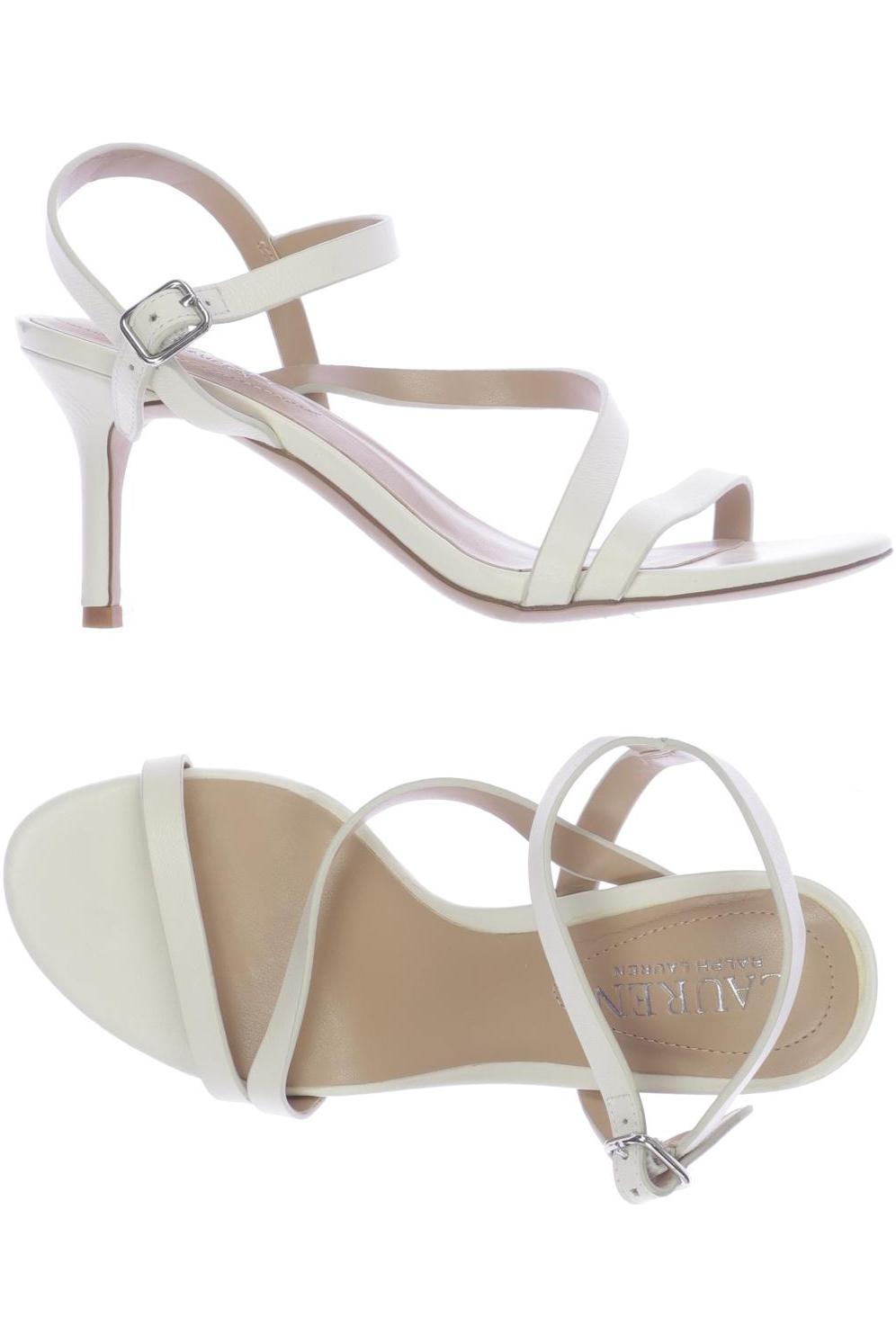 

Lauren Ralph Lauren Damen Sandale, weiß, Gr. 5
