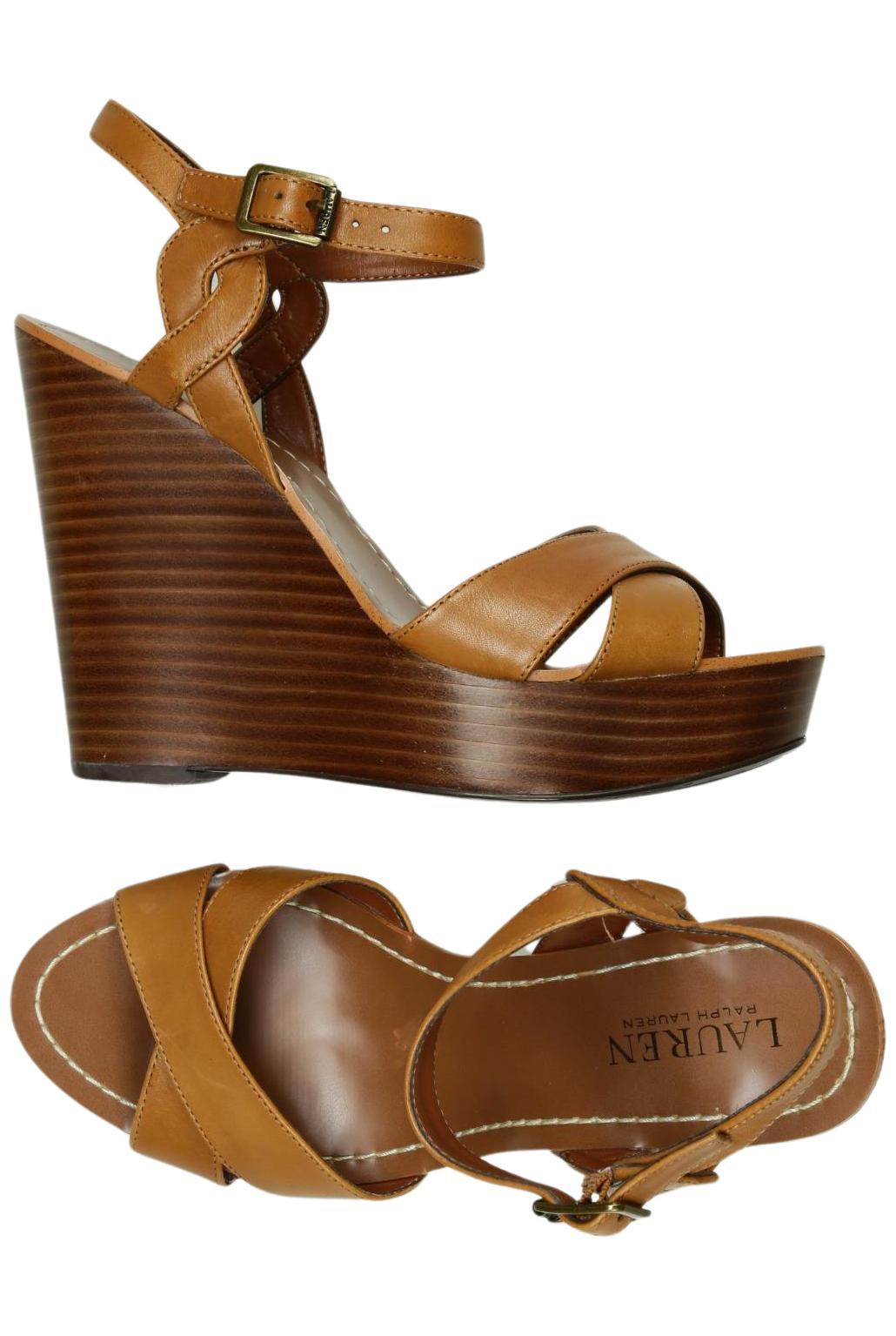 

Lauren Ralph Lauren Damen Sandale, braun, Gr. 8.5