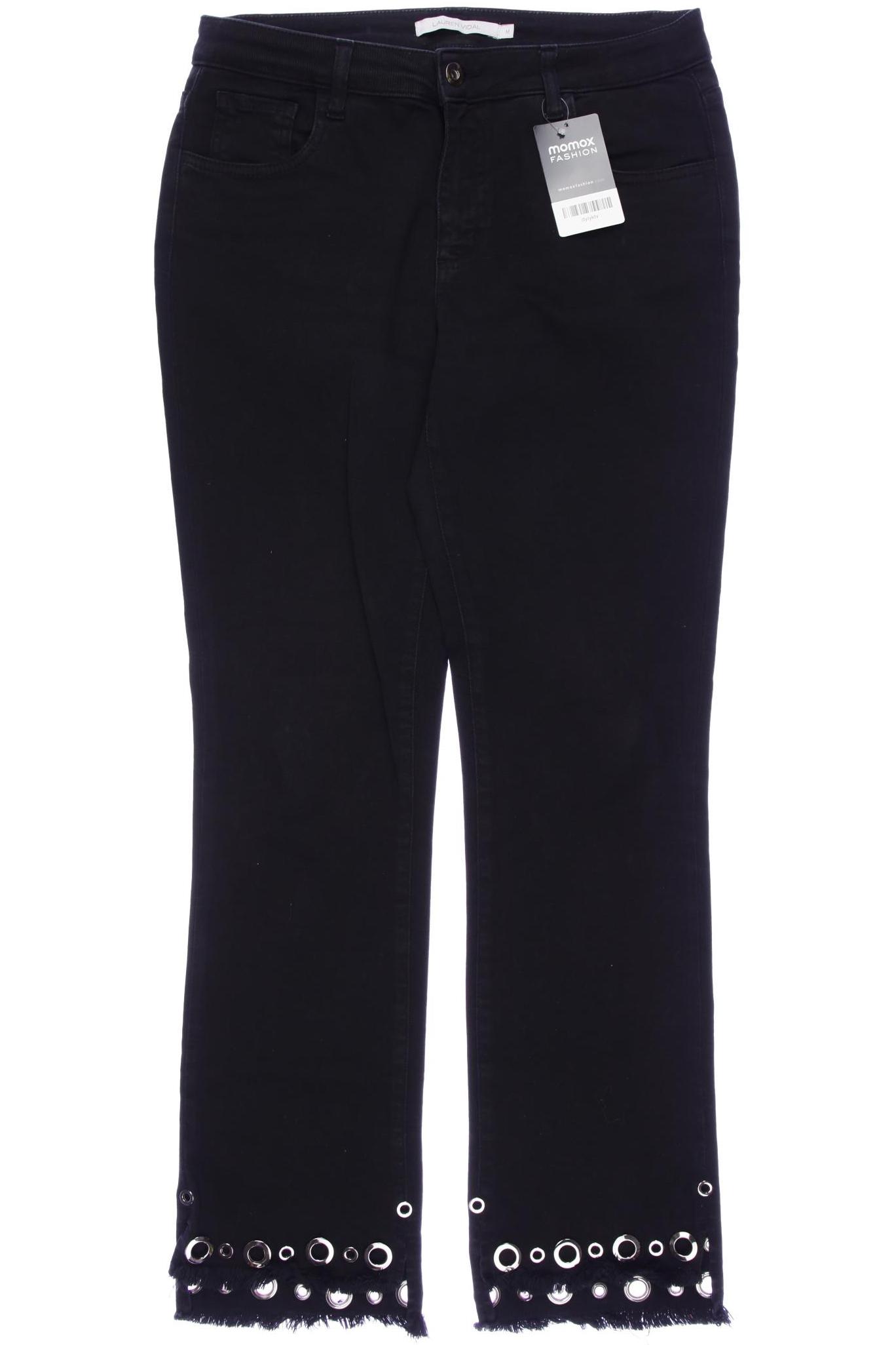 

Lauren Vidal Damen Jeans, schwarz, Gr. 0