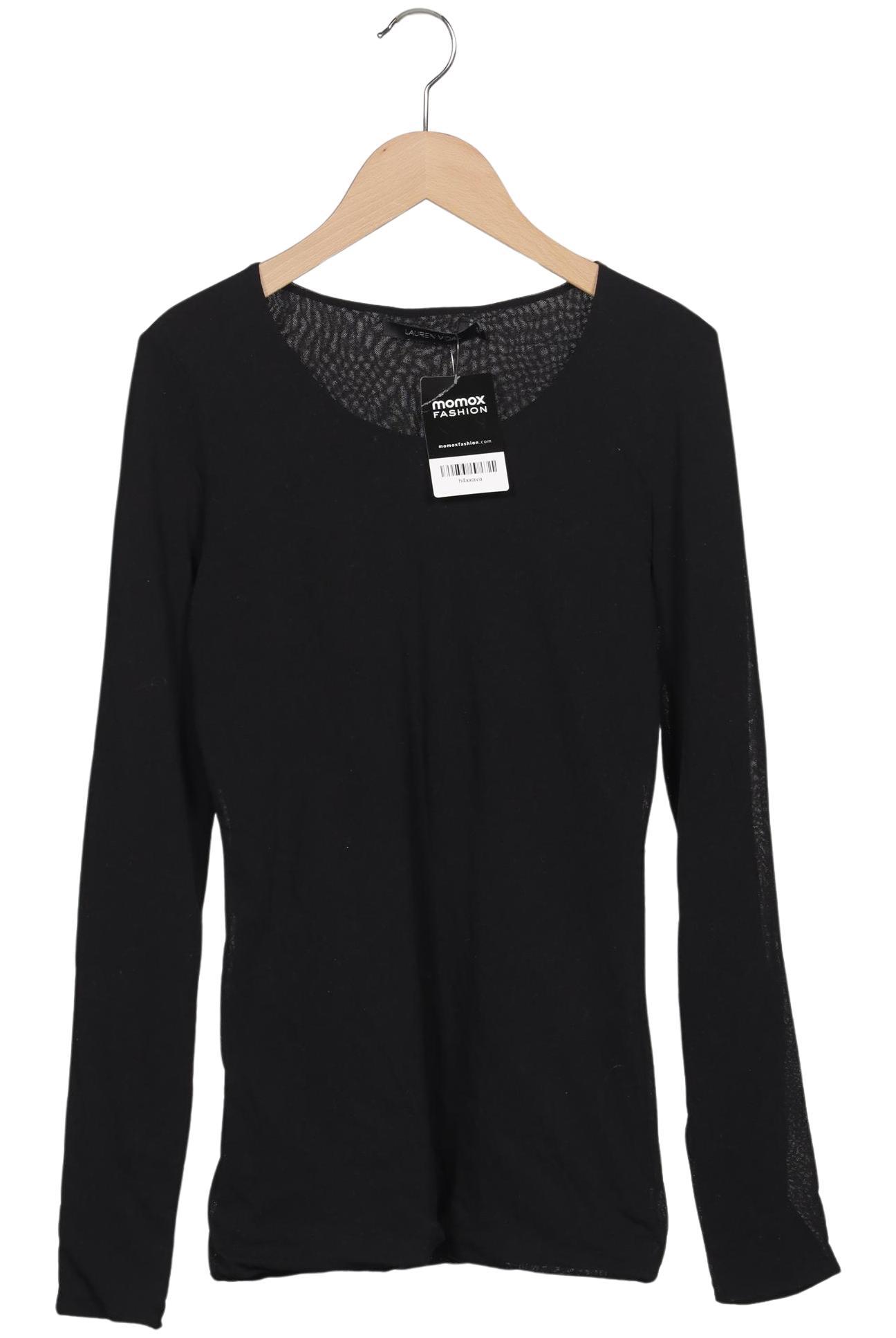 

Lauren Vidal Damen Langarmshirt, schwarz, Gr. 38