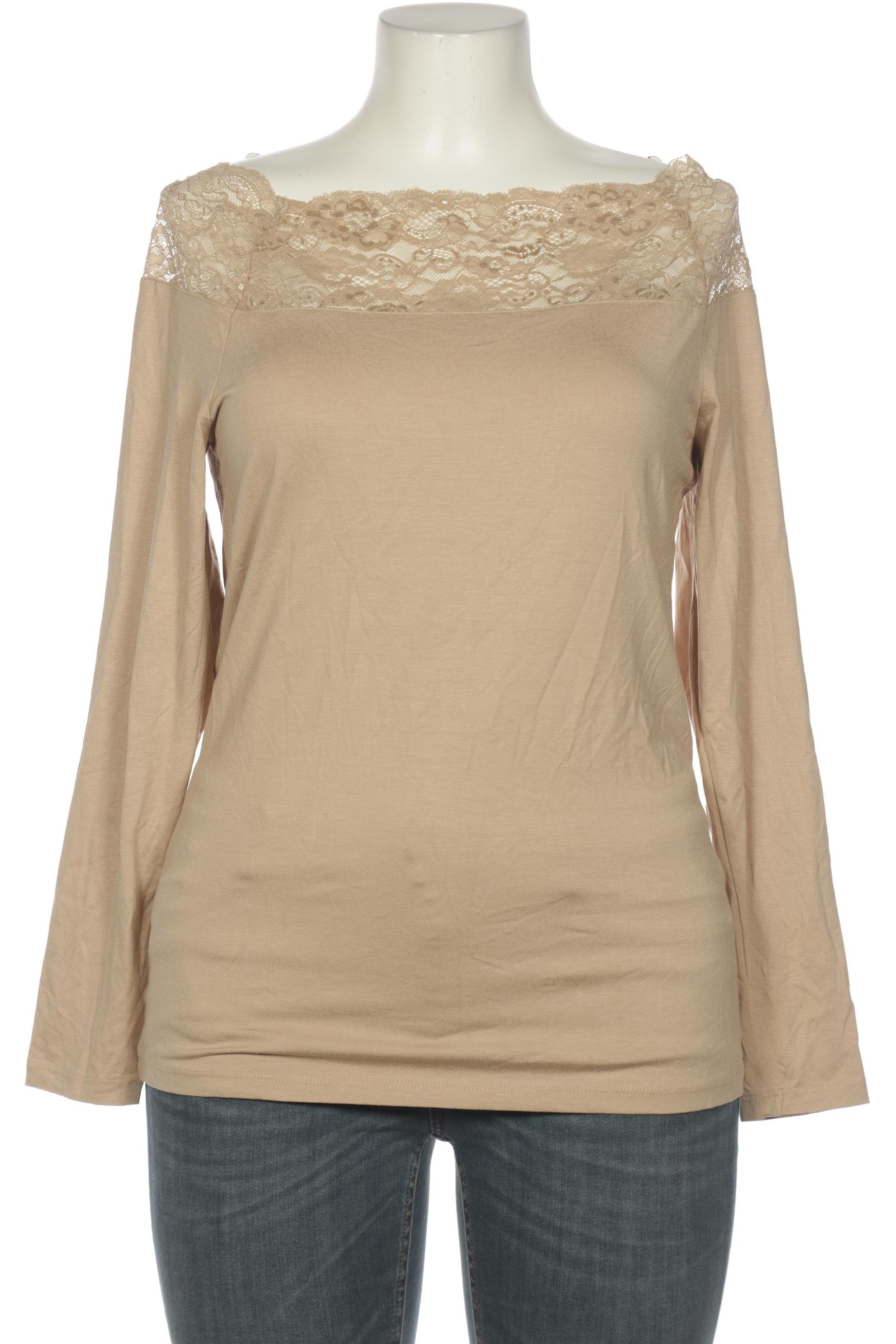 

Lauren Vidal Damen Langarmshirt, beige, Gr. 44