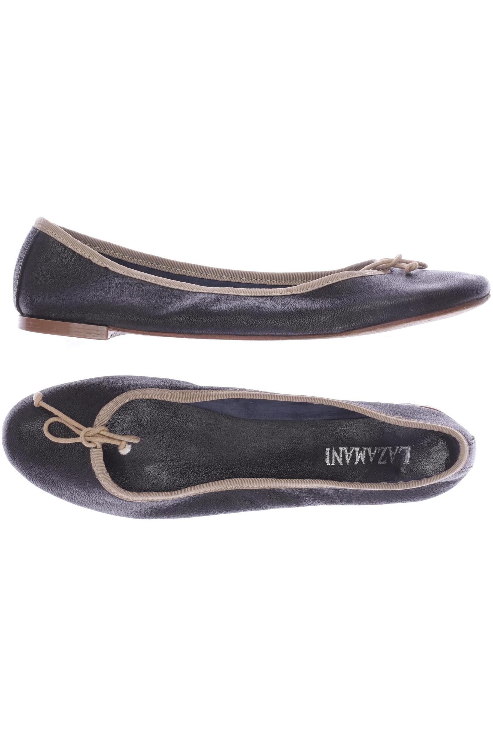 

Lazamani Damen Ballerinas, schwarz