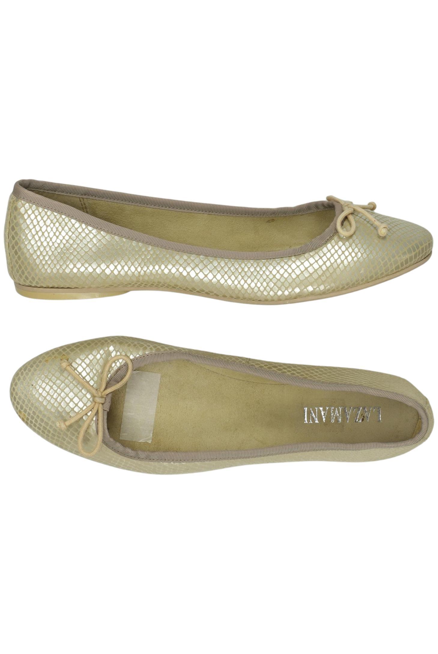 

Lazamani Damen Ballerinas, gold, Gr. 40