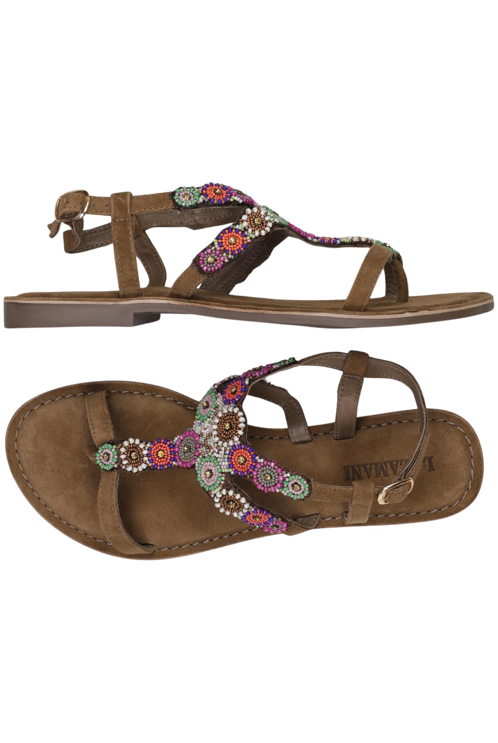 

Lazamani Damen Sandale, braun, Gr. 41