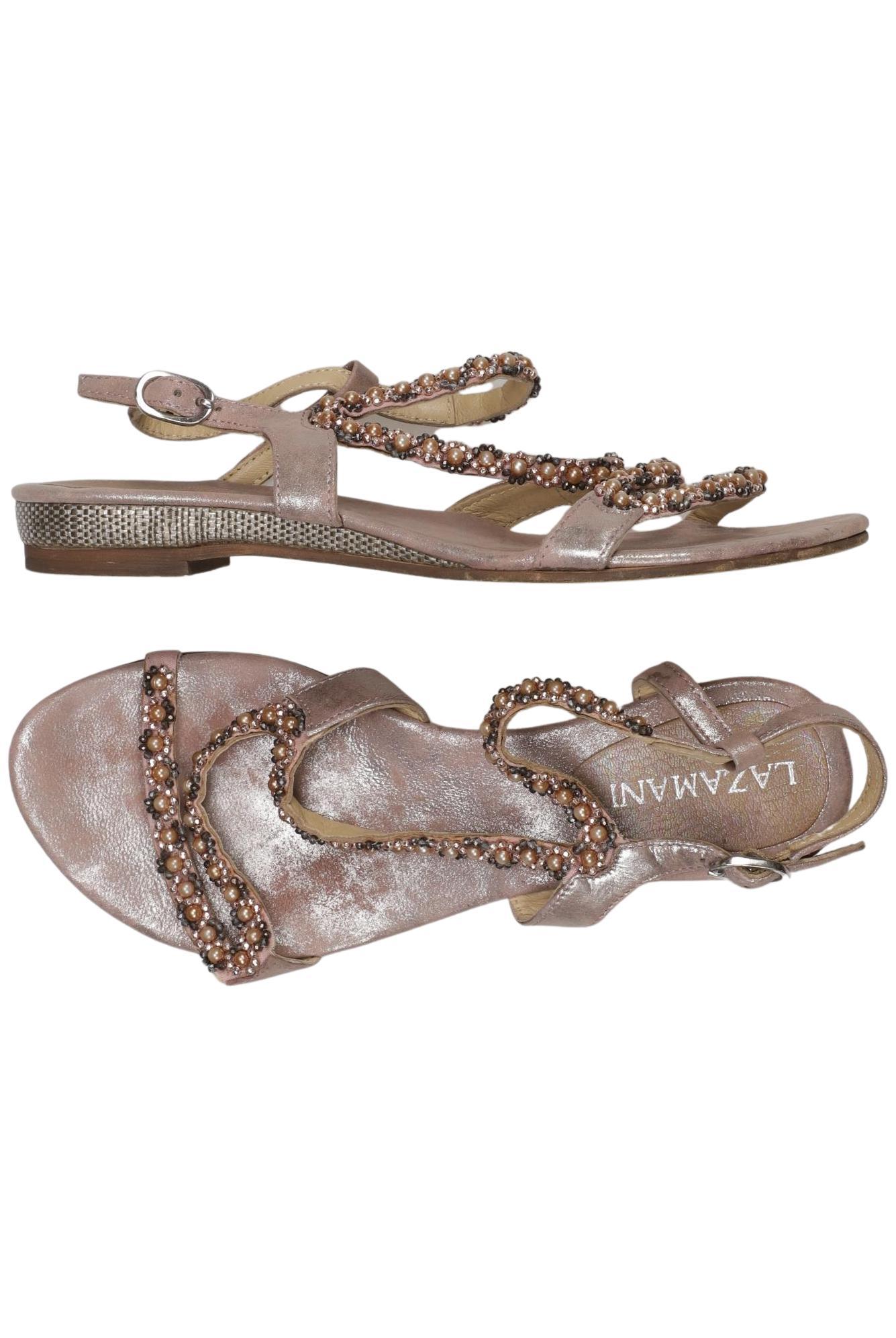 

Lazamani Damen Sandale, silber, Gr. 38