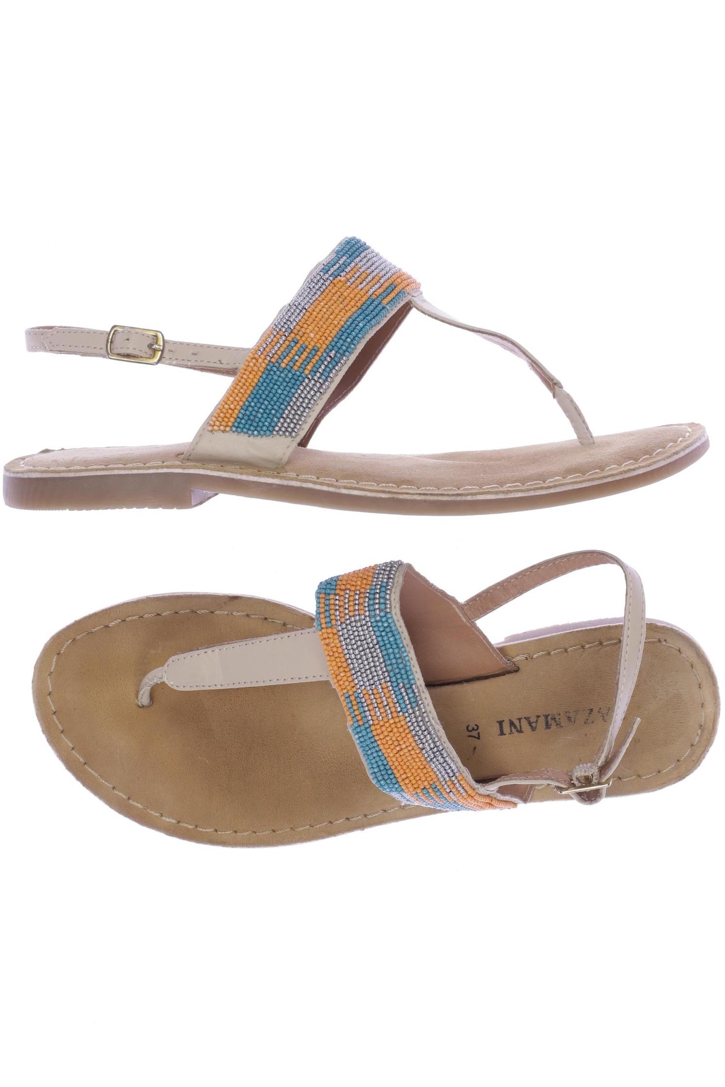 

Lazamani Damen Sandale, beige, Gr. 37