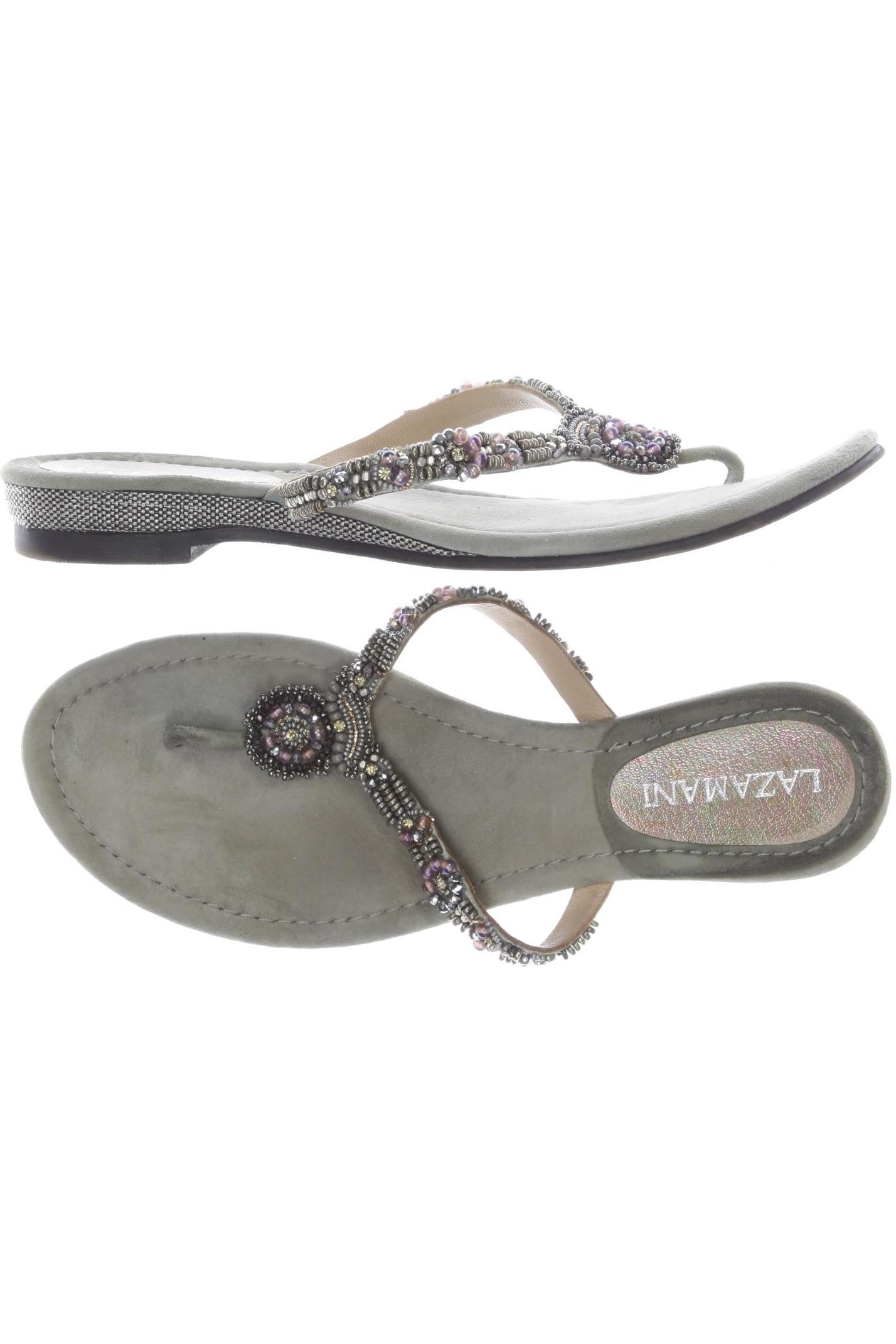 

Lazamani Damen Sandale, grau, Gr. 41