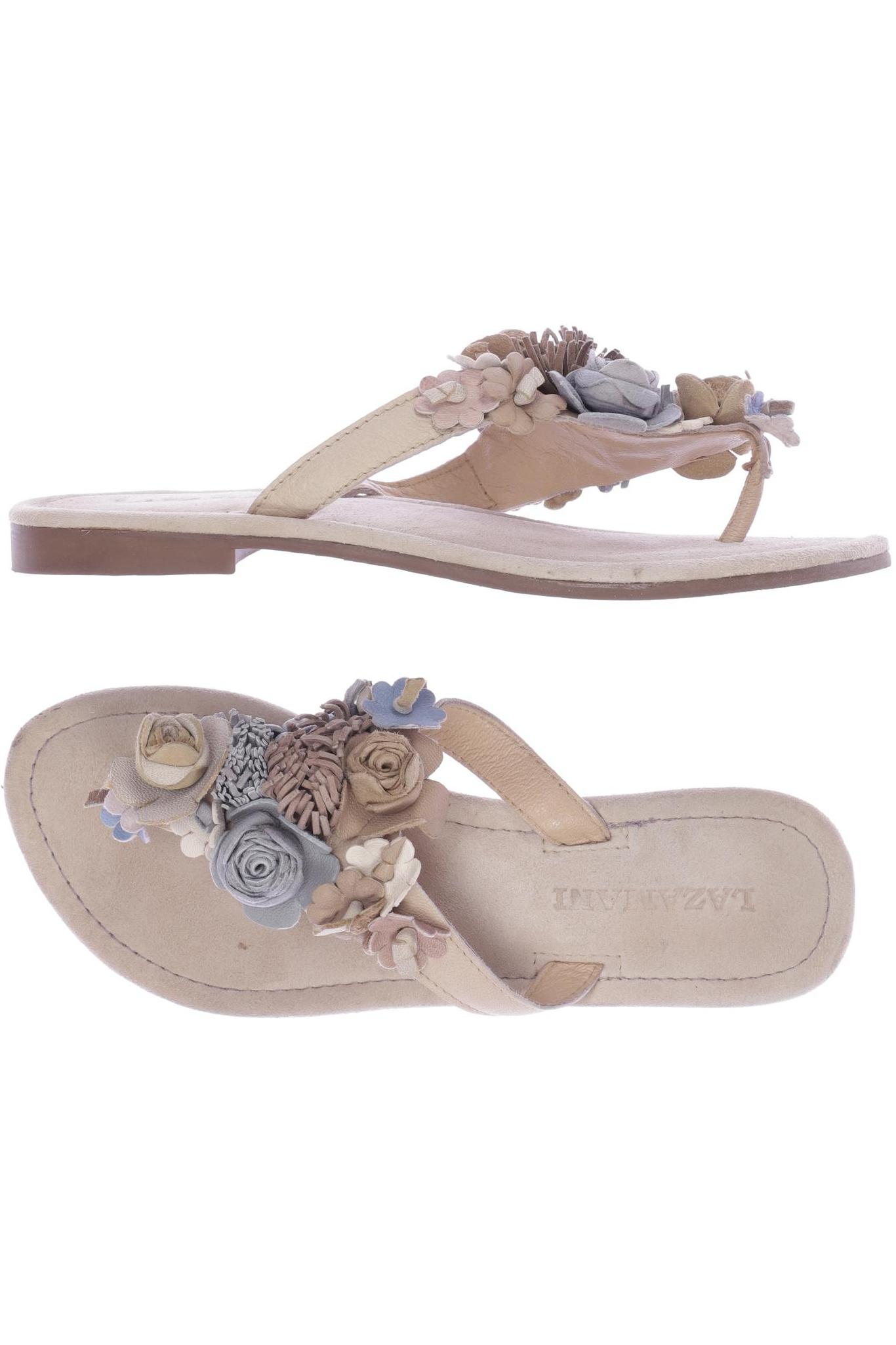 

Lazamani Damen Sandale, beige, Gr. 36
