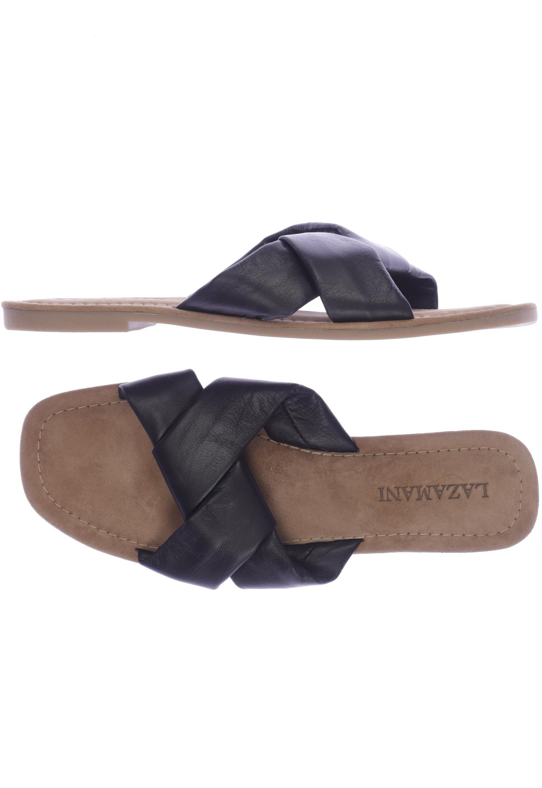 

Lazamani Damen Sandale, schwarz