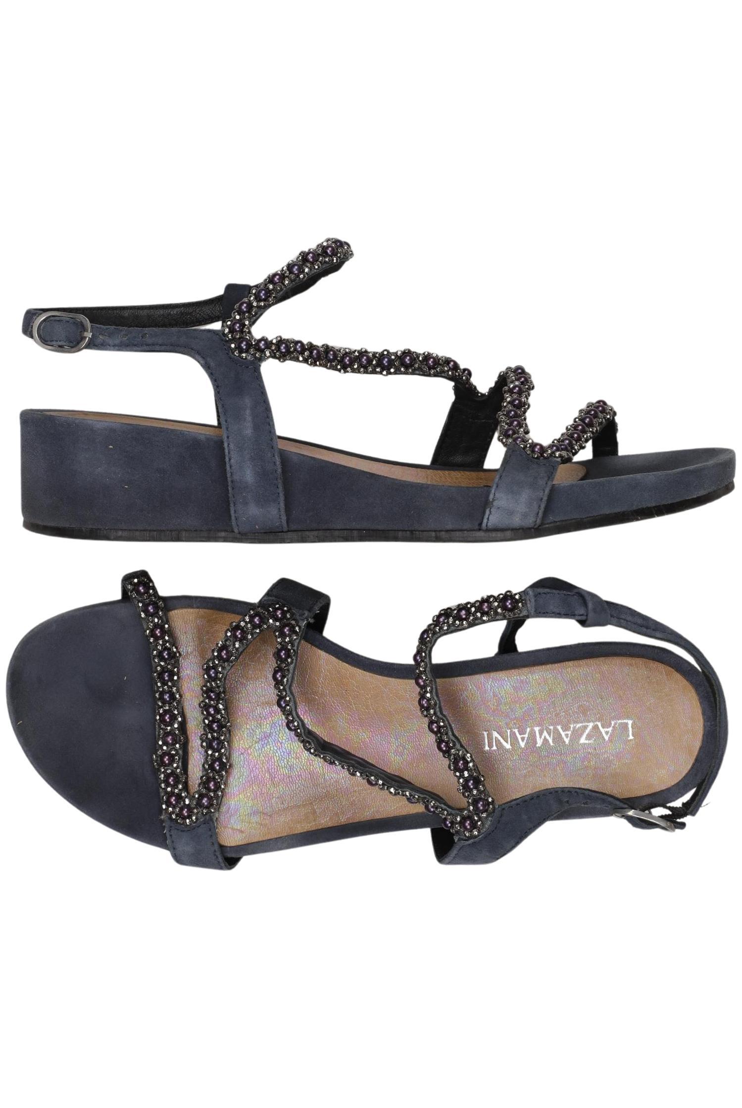 

Lazamani Damen Sandale, marineblau, Gr. 40