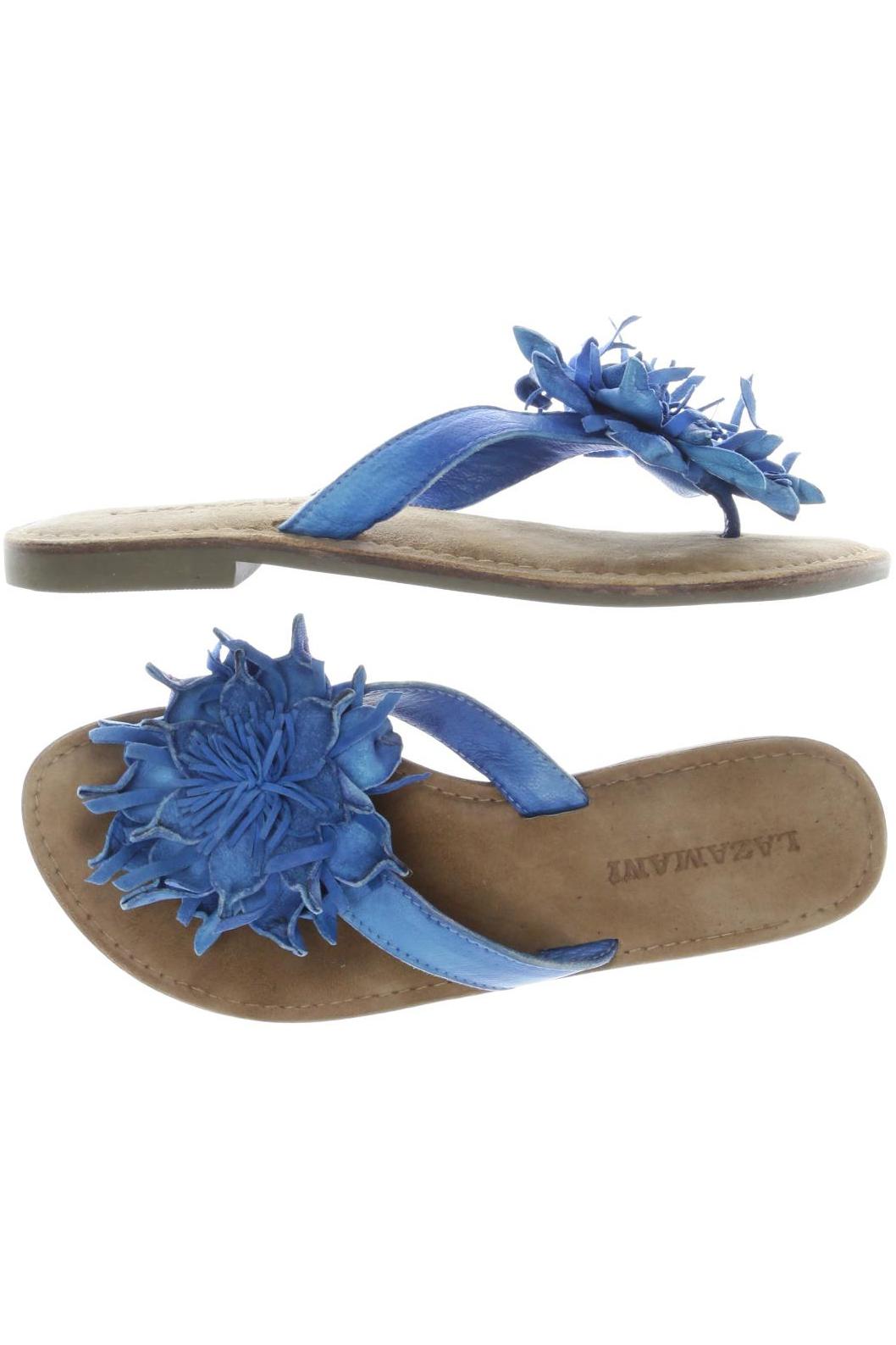 

Lazamani Damen Sandale, blau, Gr. 38