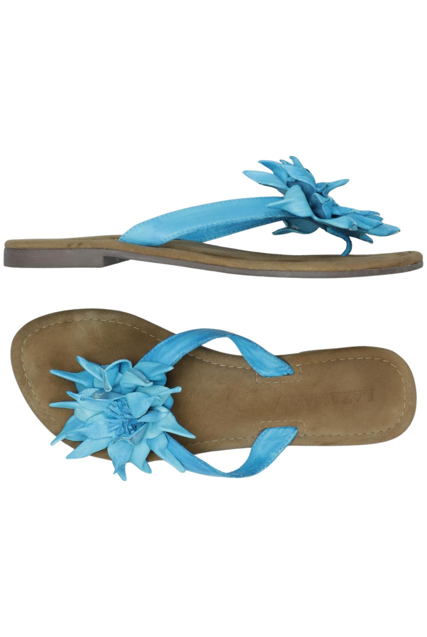 

Lazamani Damen Sandale, blau, Gr. 39