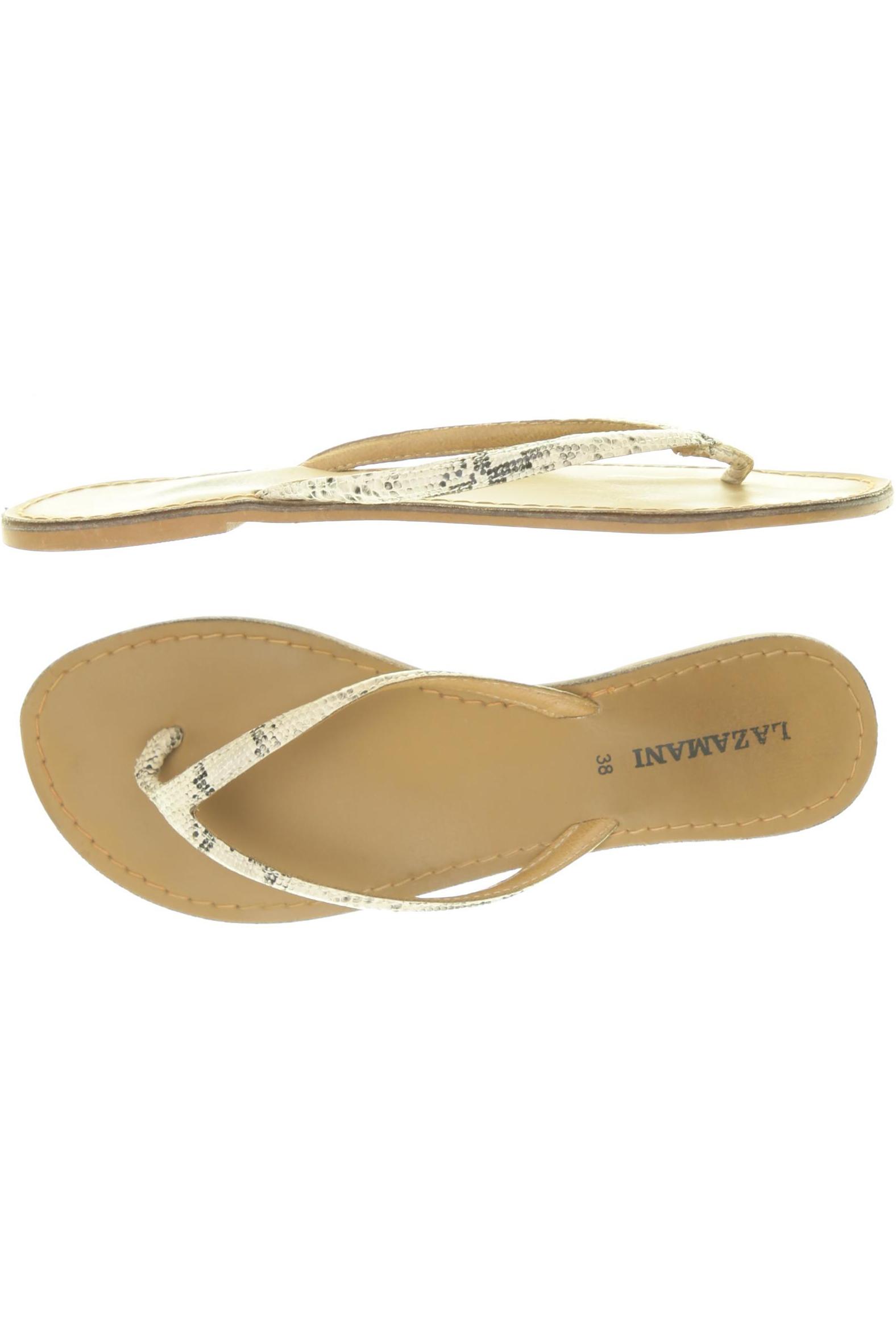 

Lazamani Damen Sandale, beige, Gr. 38