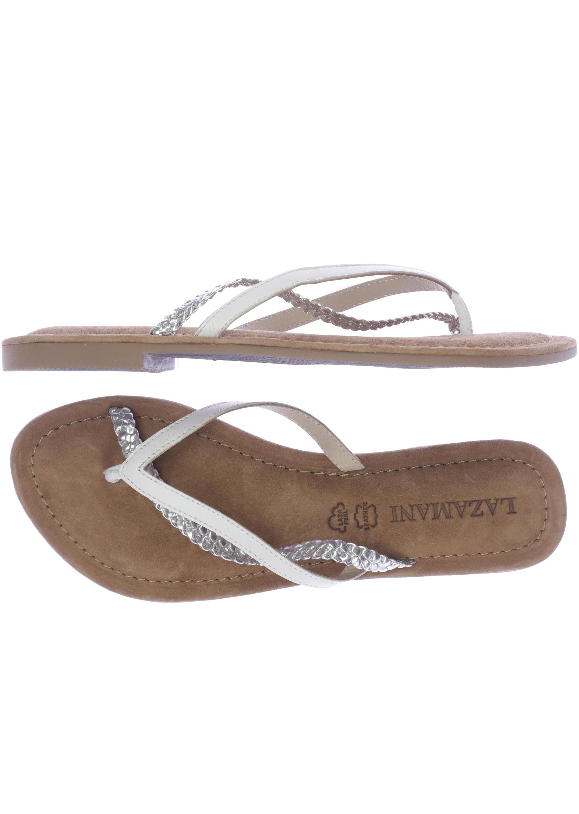 

Lazamani Damen Sandale, weiß, Gr. 39