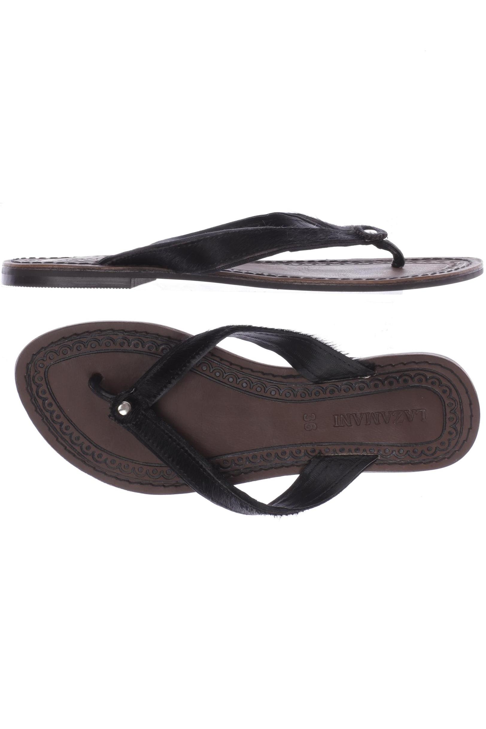 

Lazamani Damen Sandale, schwarz
