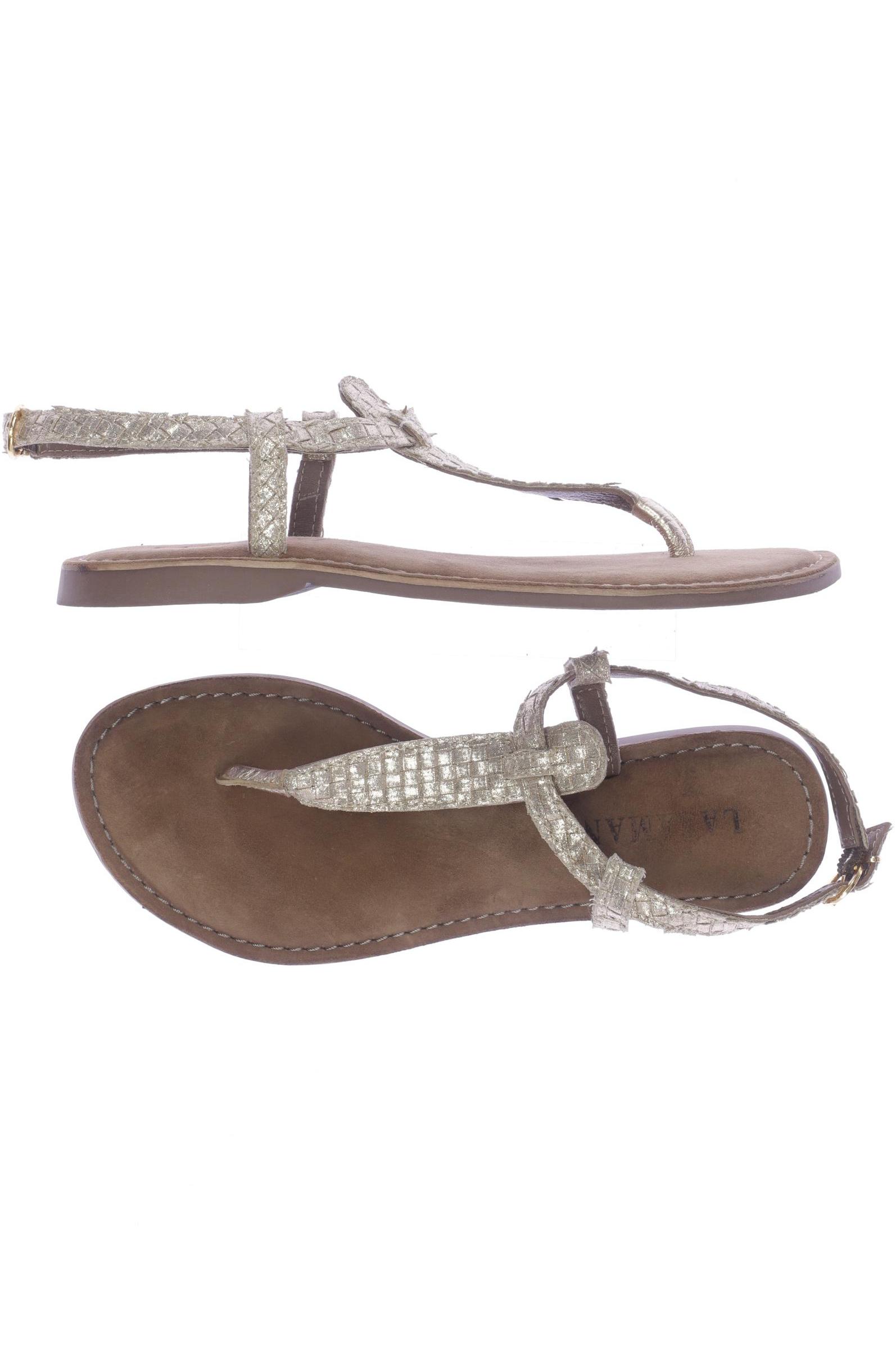 

Lazamani Damen Sandale, beige, Gr. 38