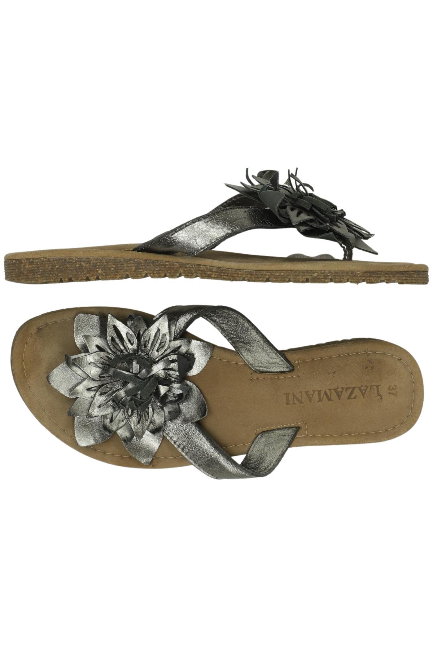 

Lazamani Damen Sandale, silber, Gr. 37