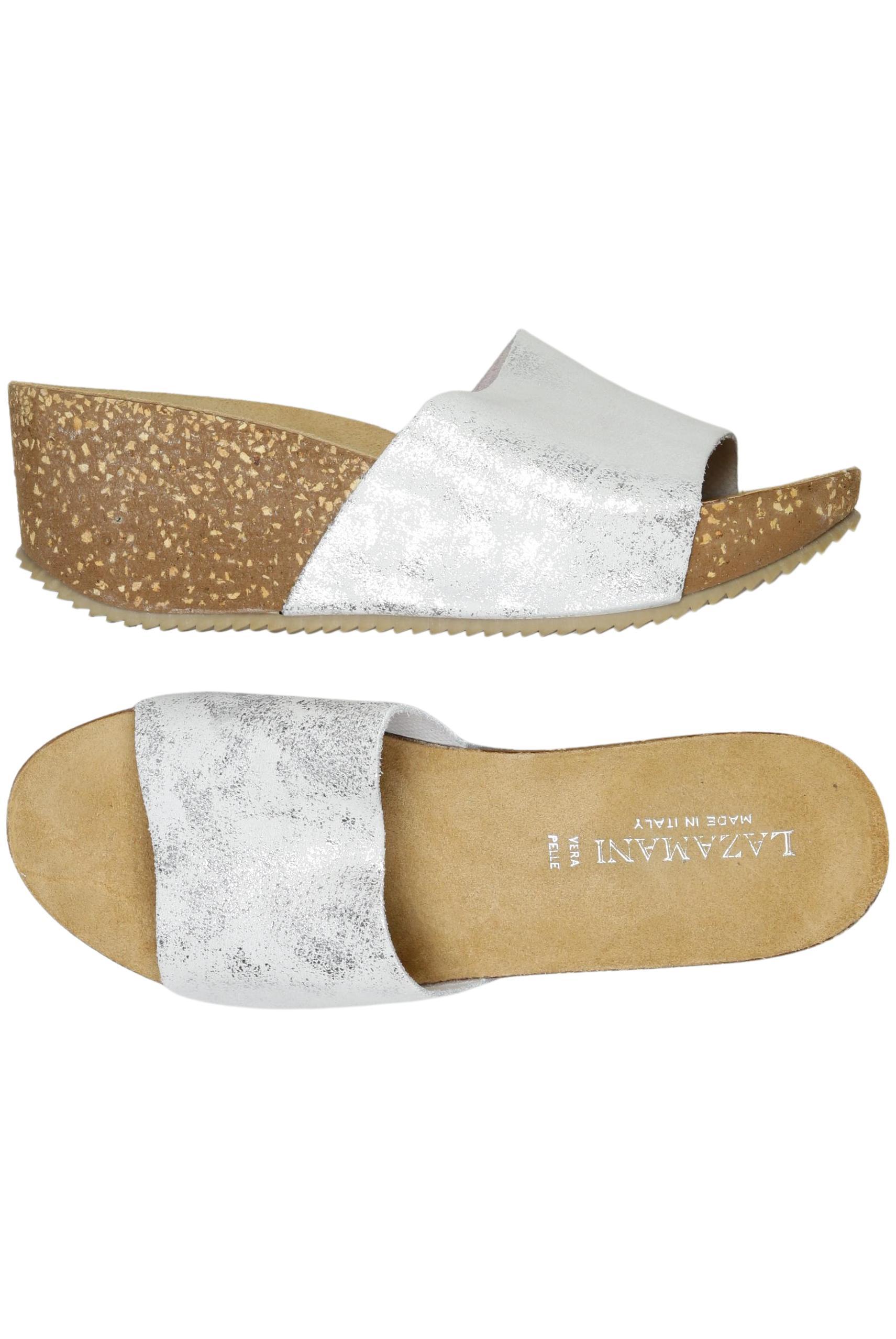 

Lazamani Damen Sandale, silber, Gr. 39