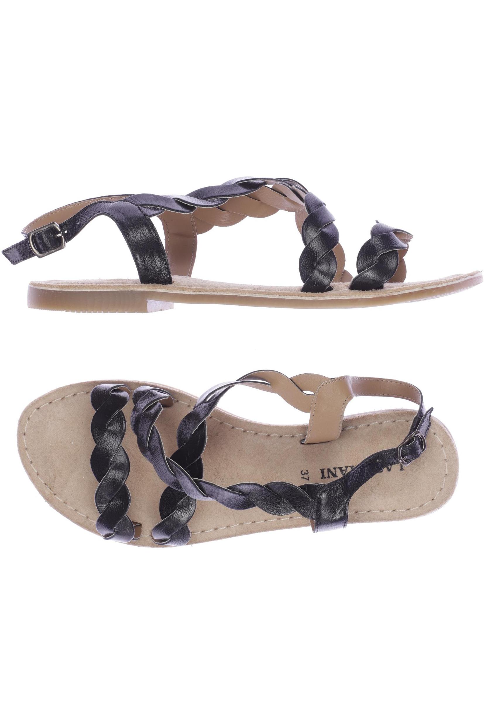 

Lazamani Damen Sandale, schwarz, Gr. 37