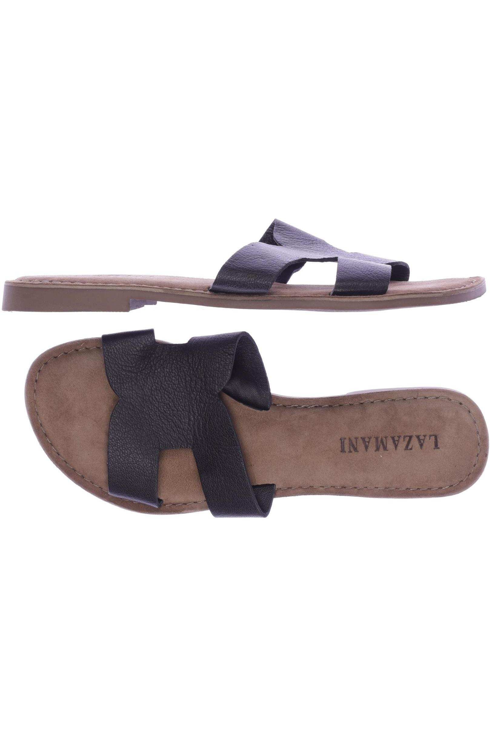 

Lazamani Damen Sandale, schwarz, Gr. 41