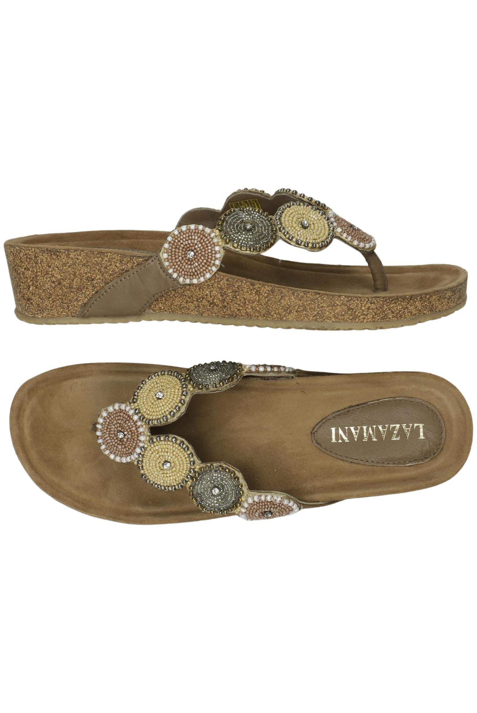 

Lazamani Damen Sandale, braun, Gr. 39