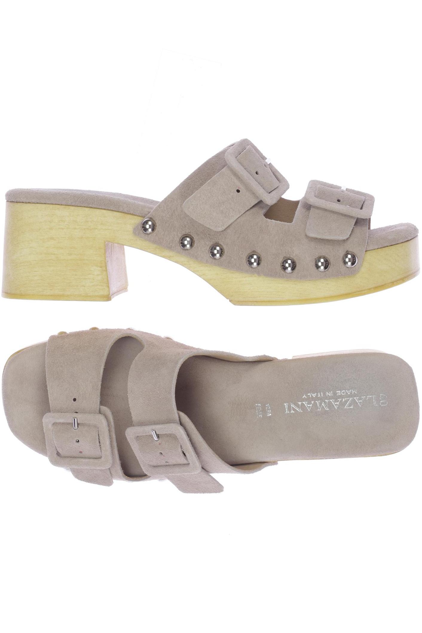 

Lazamani Damen Sandale, beige, Gr. 40
