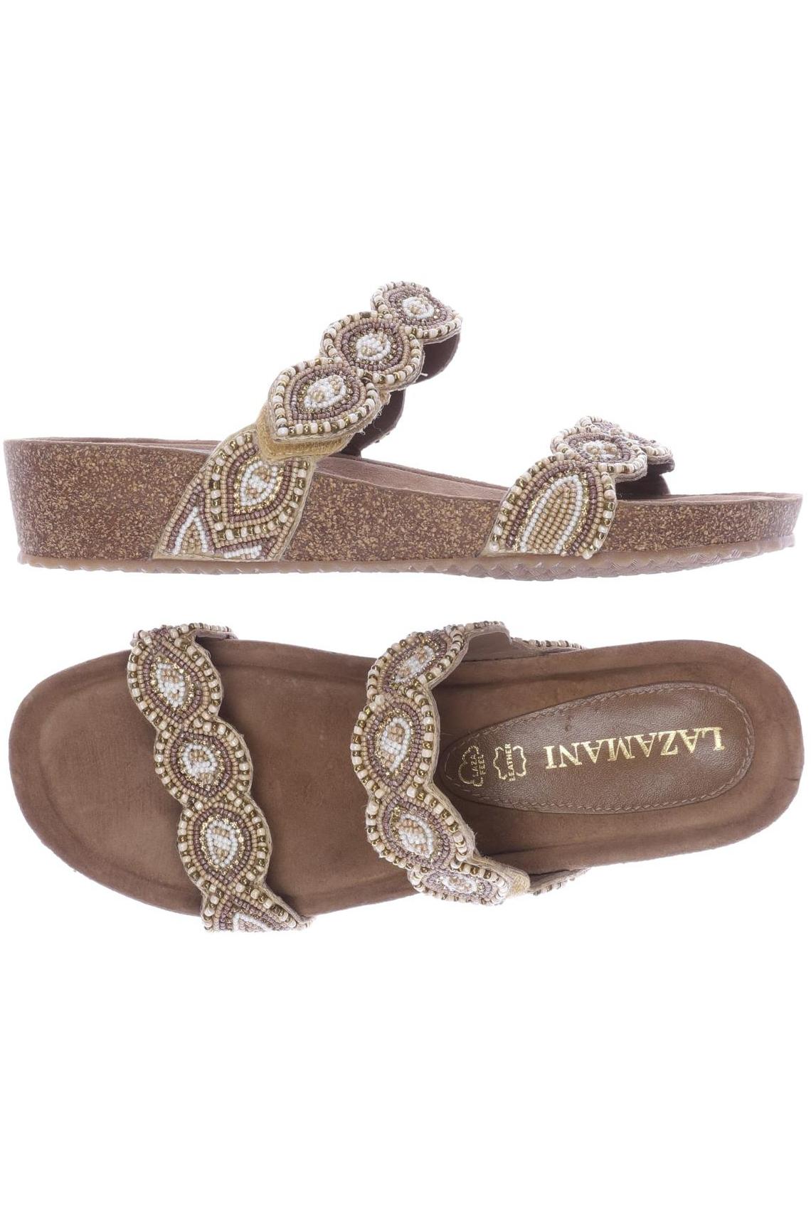 

Lazamani Damen Sandale, beige