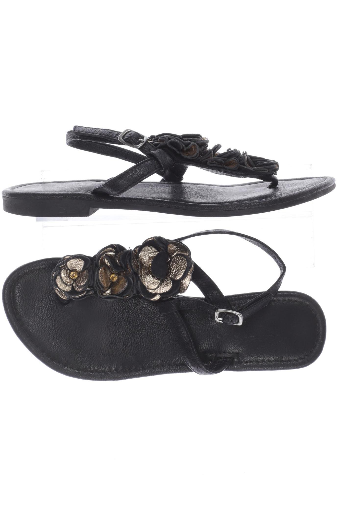 

Lazamani Damen Sandale, schwarz, Gr. 37