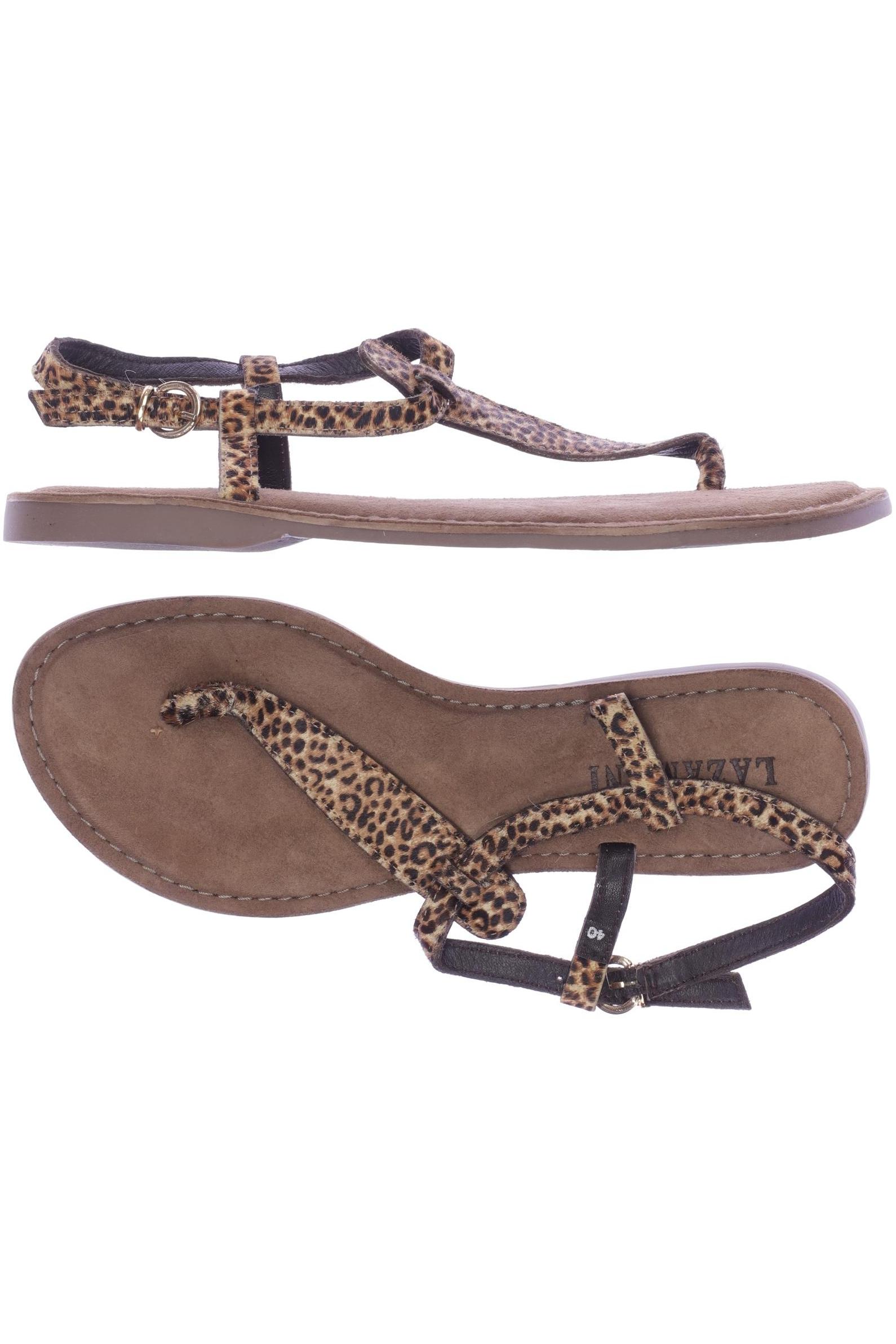 

Lazamani Damen Sandale, braun, Gr. 40