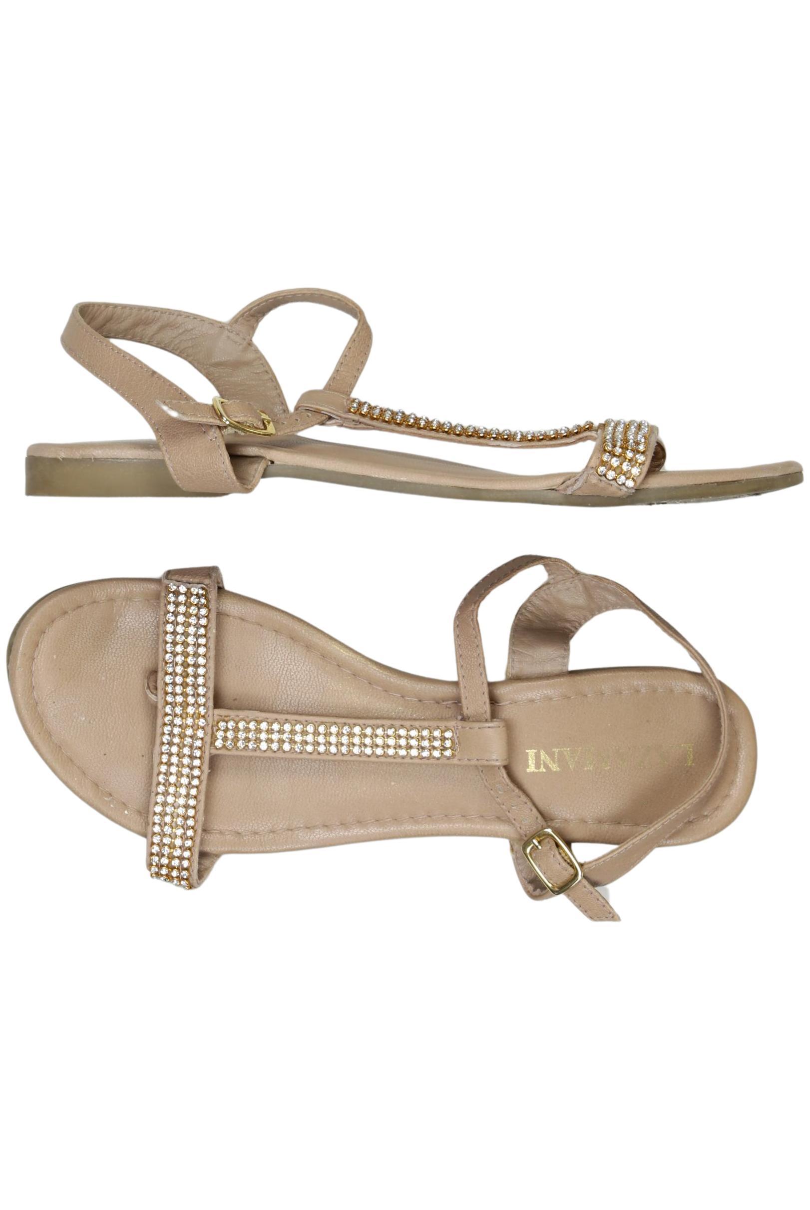 

Lazamani Damen Sandale, beige, Gr. 38