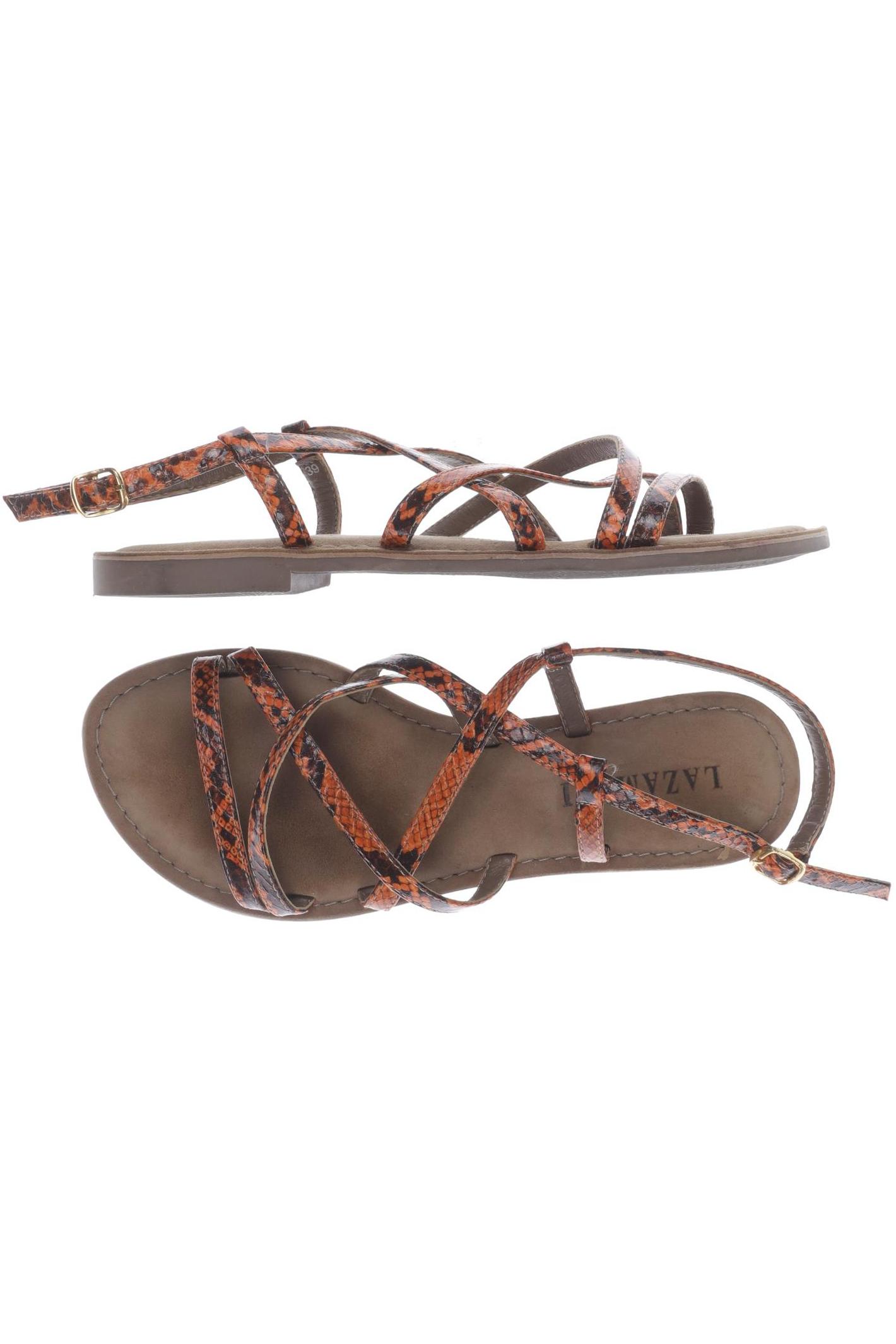 

Lazamani Damen Sandale, orange, Gr. 39