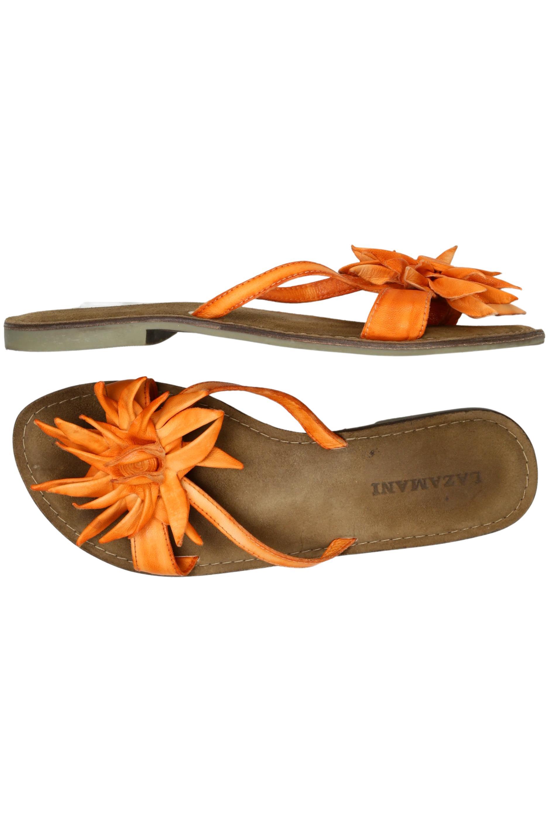 

Lazamani Damen Sandale, orange, Gr. 40