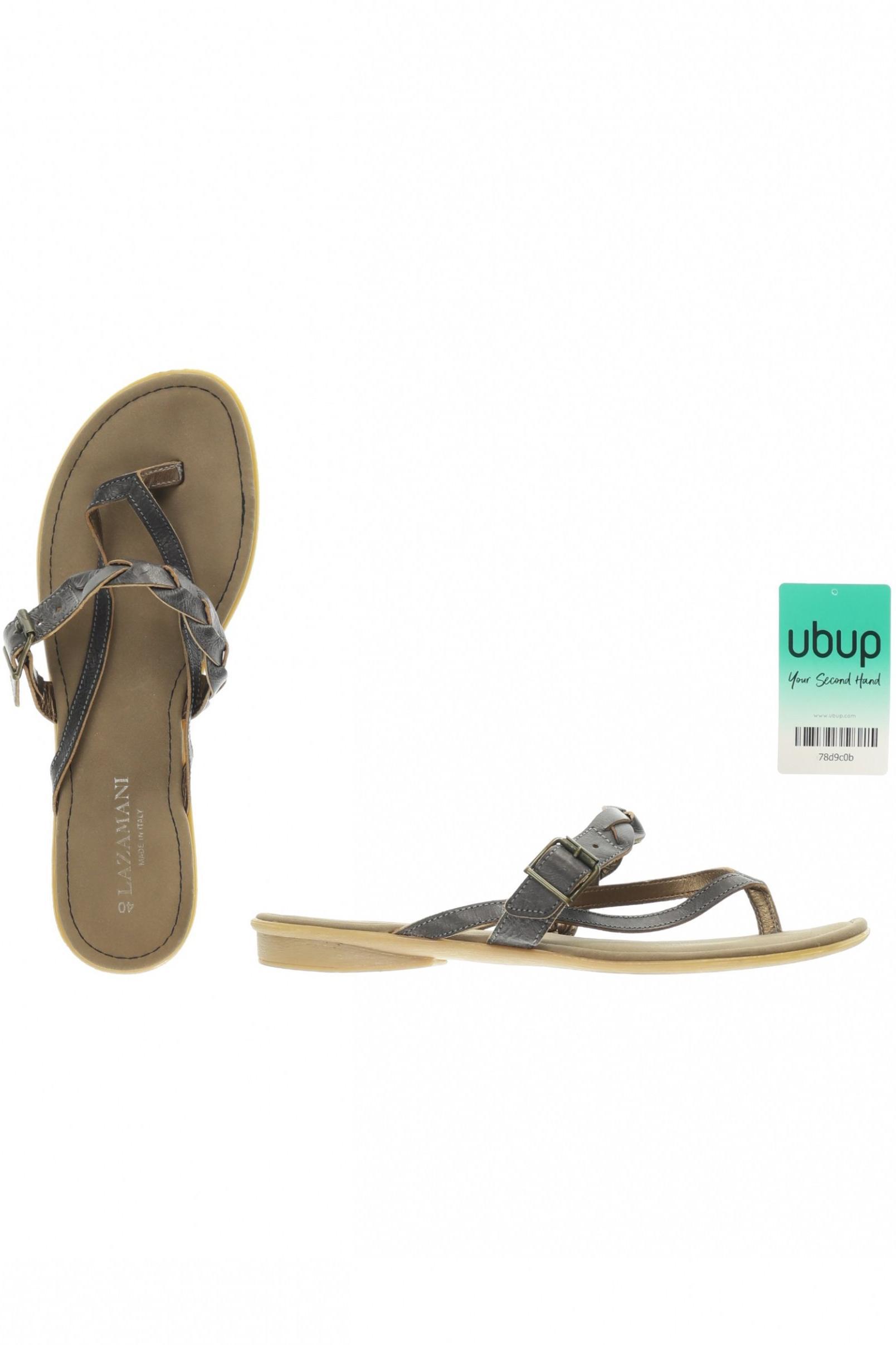 

Lazamani Damen Sandale, grau, Gr. 40