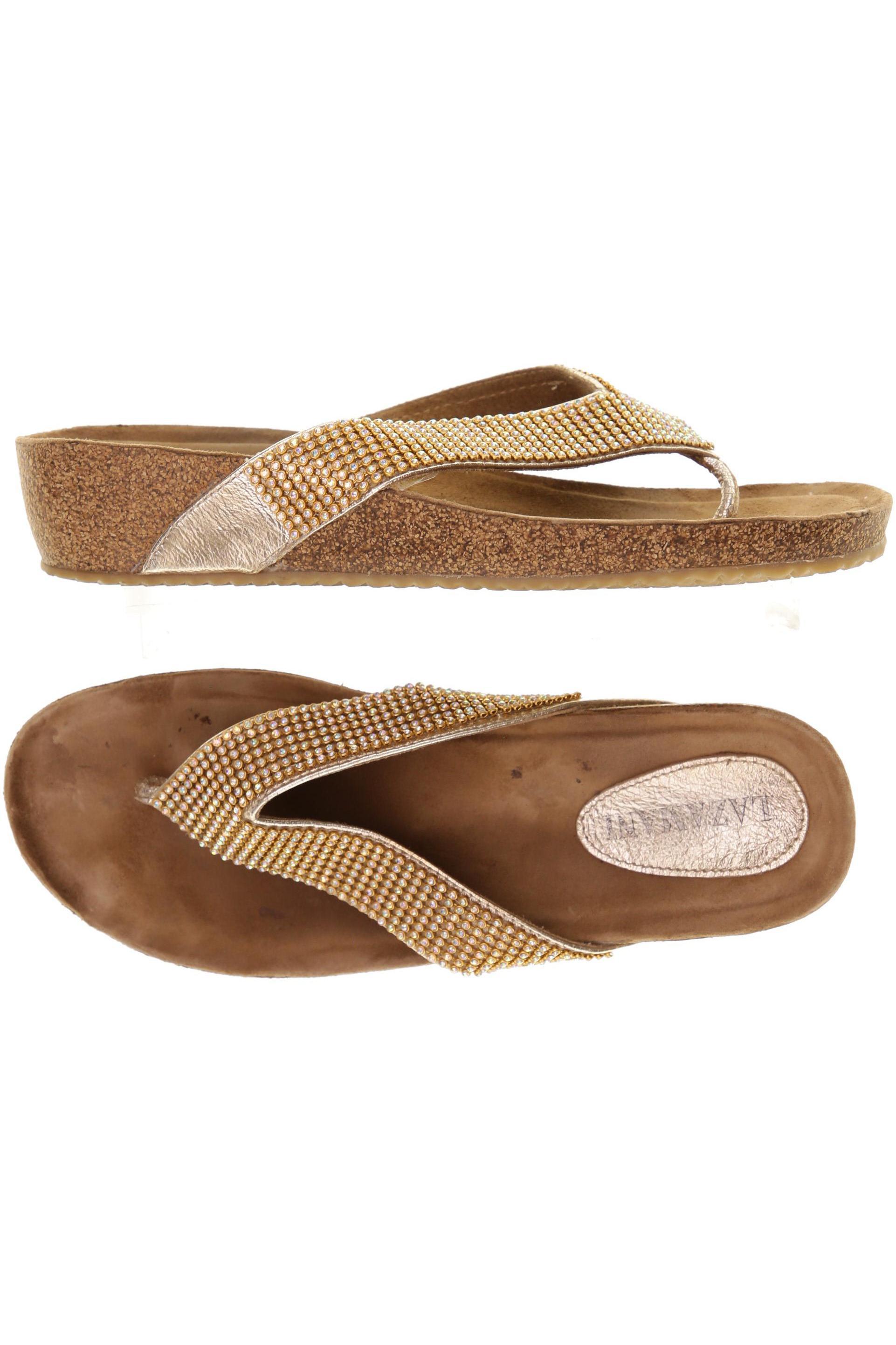 

Lazamani Damen Sandale, beige, Gr. 39