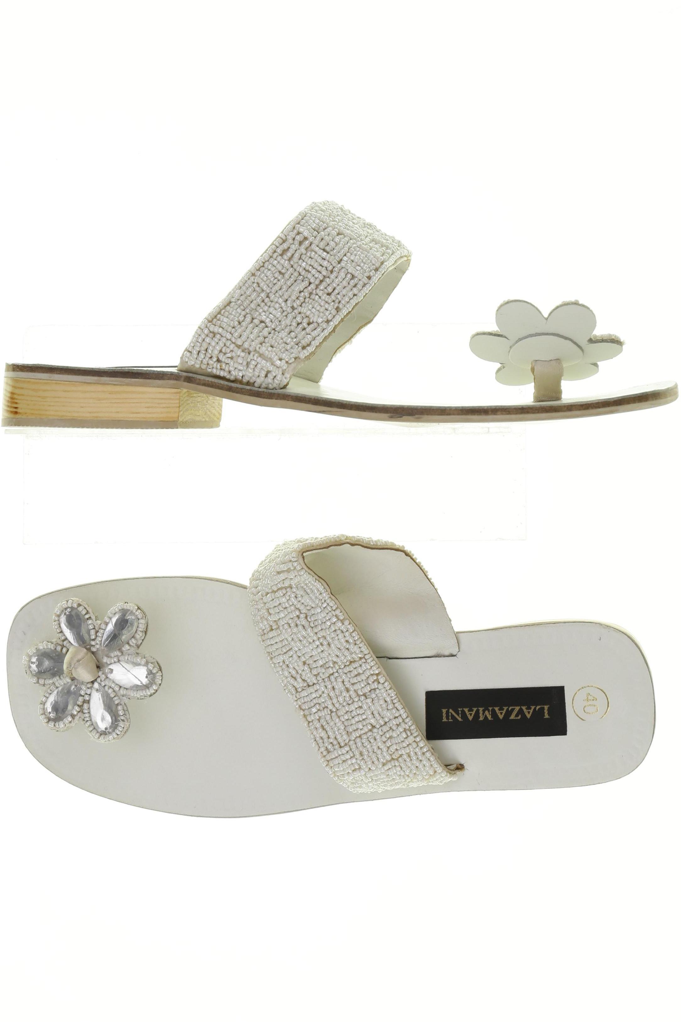 

Lazamani Damen Sandale, weiß, Gr. 40