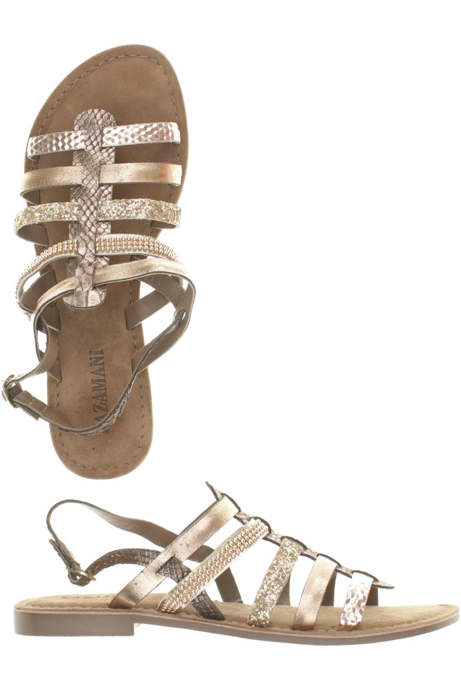 

Lazamani Damen Sandale, braun, Gr. 40