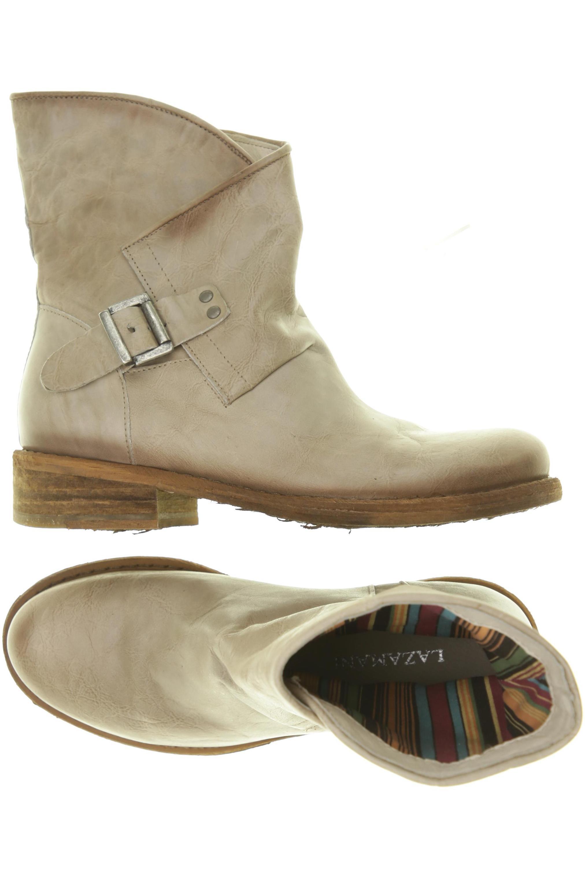 

Lazamani Damen Stiefelette, beige, Gr. 40