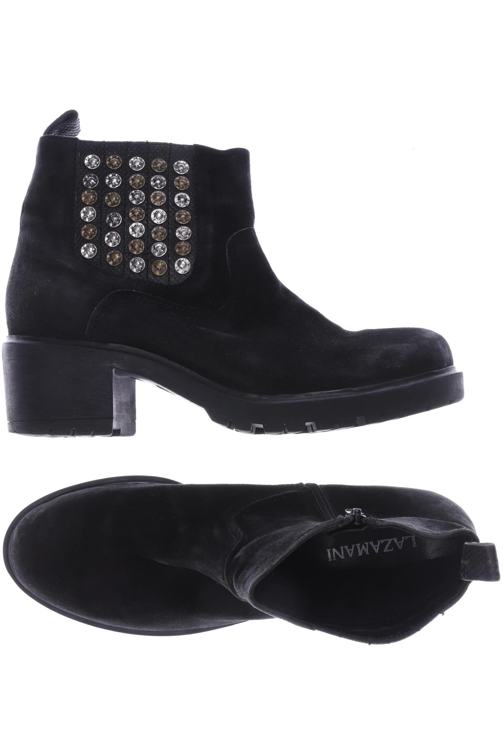 

Lazamani Damen Stiefelette, schwarz