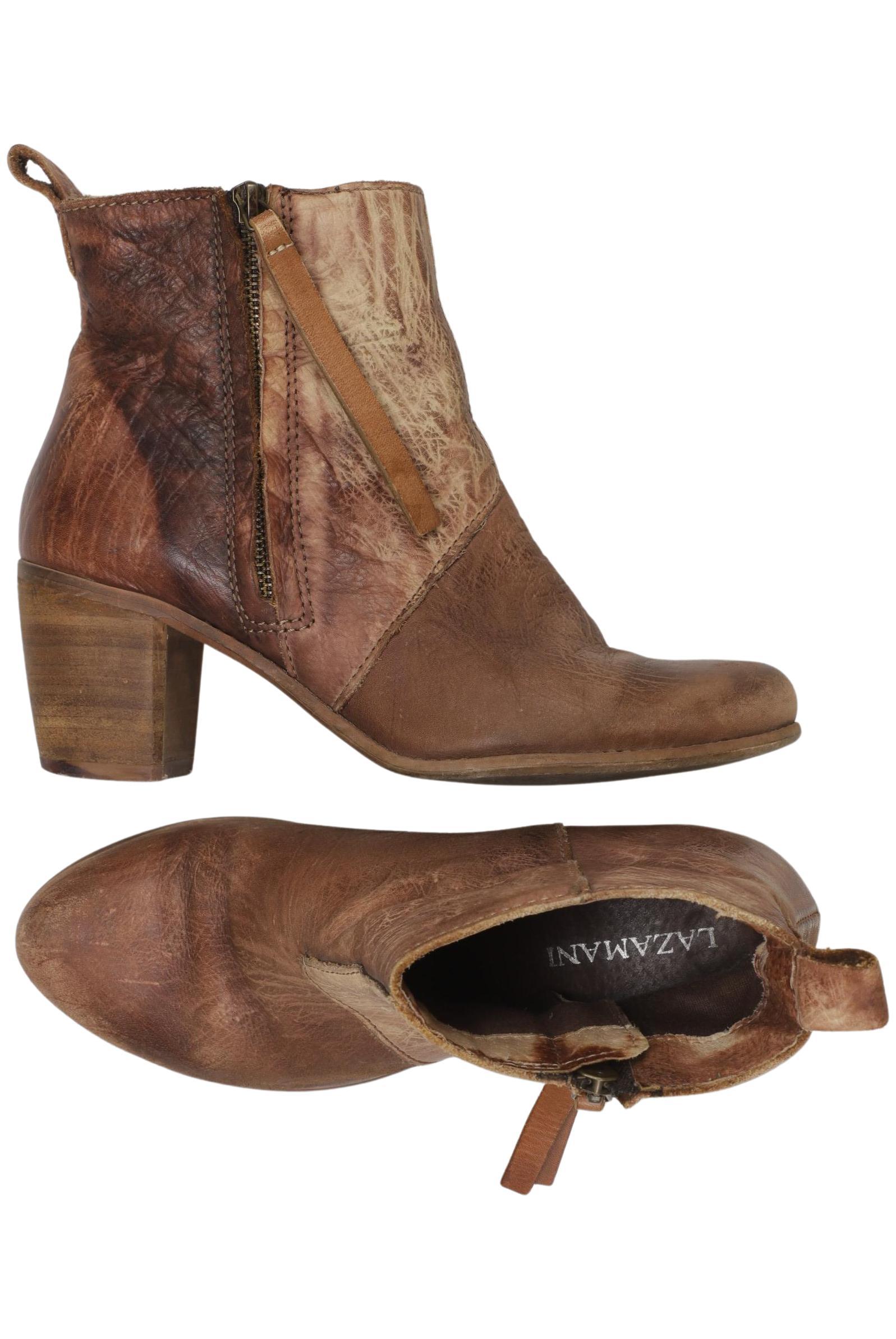 

Lazamani Damen Stiefelette, braun, Gr. 40