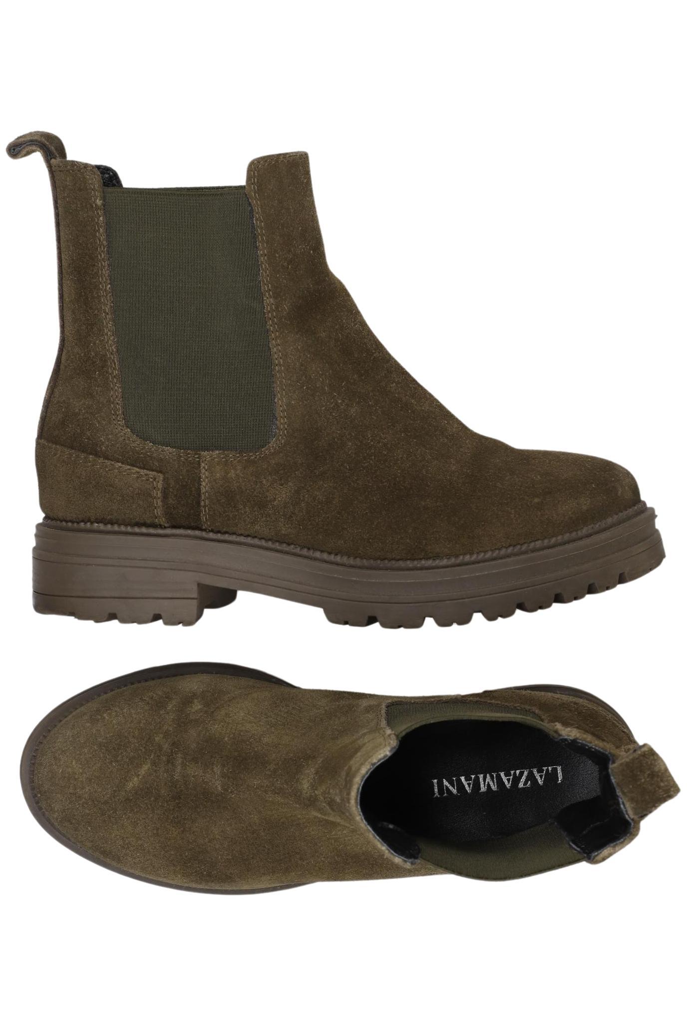 

Lazamani Damen Stiefelette, grün, Gr. 36