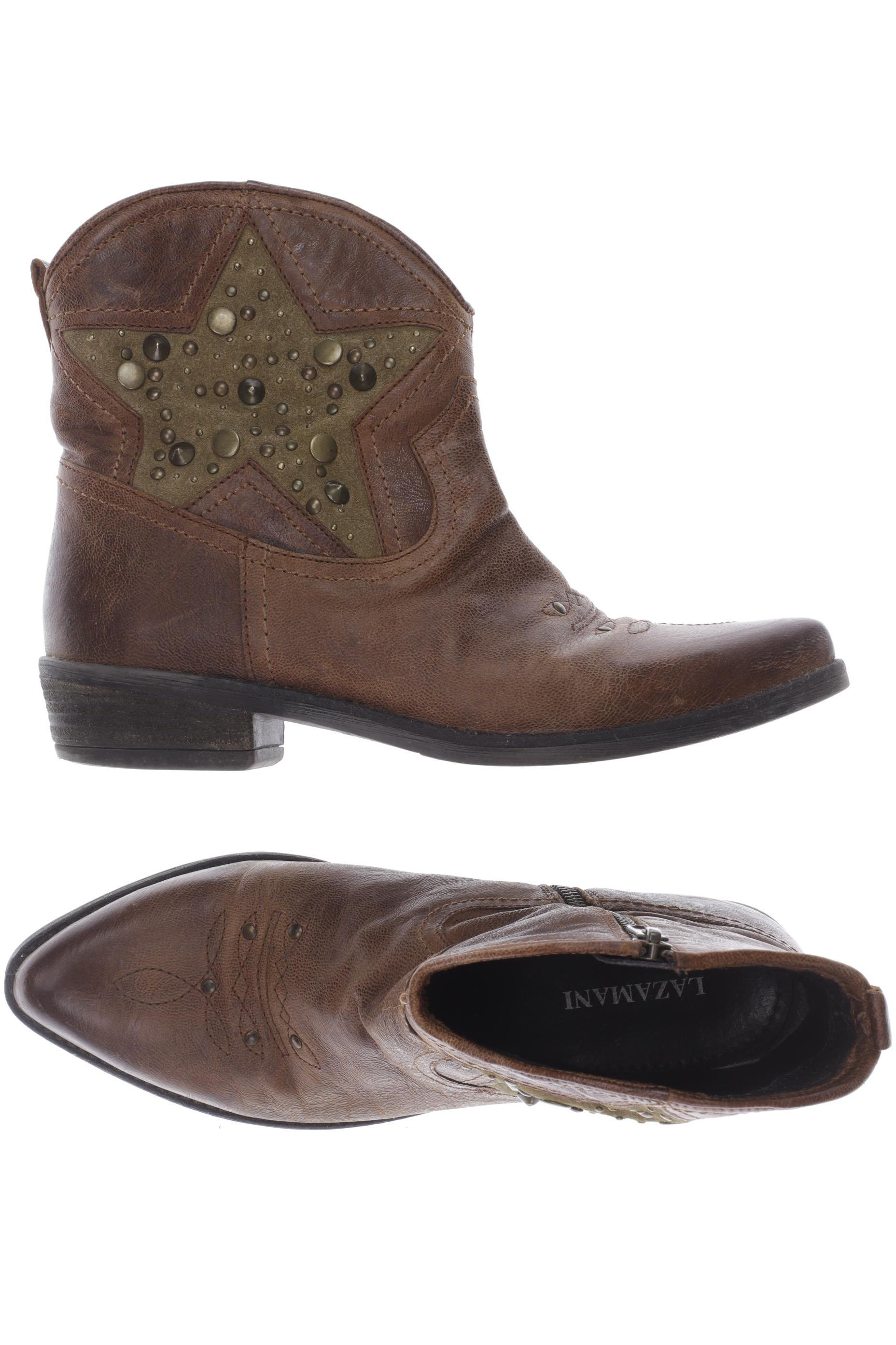 

Lazamani Damen Stiefelette, braun, Gr. 38