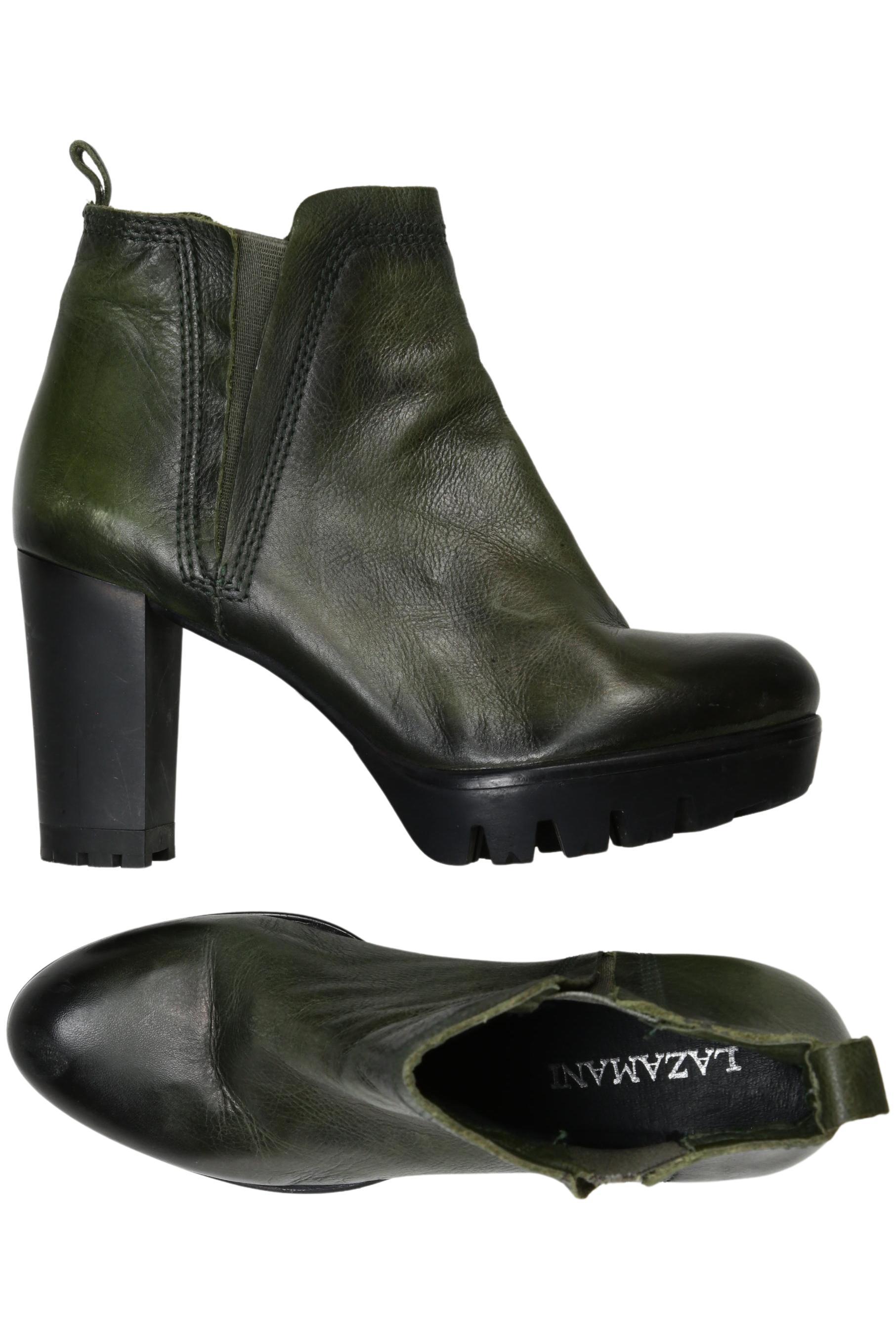 

Lazamani Damen Stiefelette, grün, Gr. 38