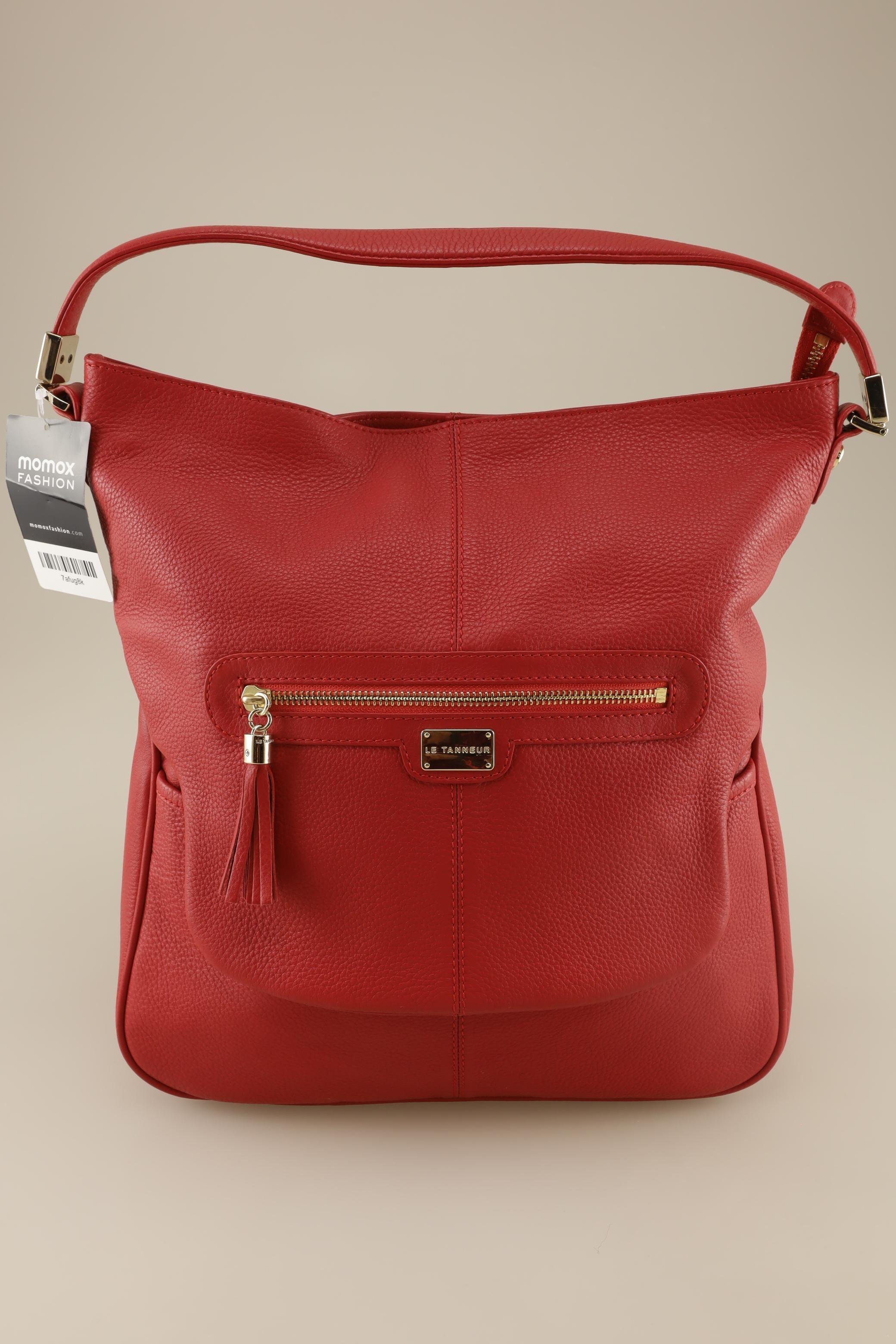 

LE Tanneur Damen Handtasche, rot, Gr.