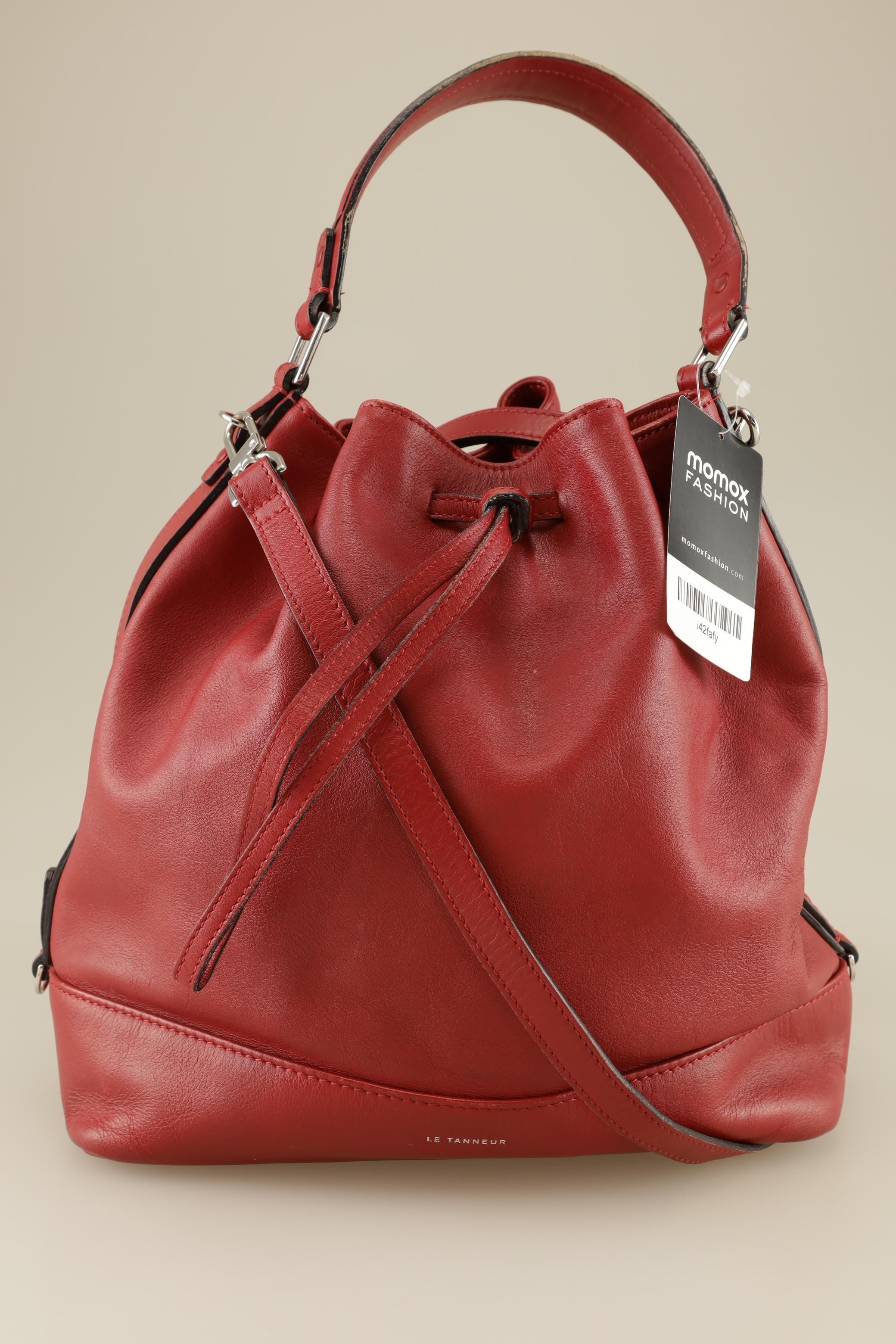 

LE Tanneur Damen Handtasche, rot, Gr.