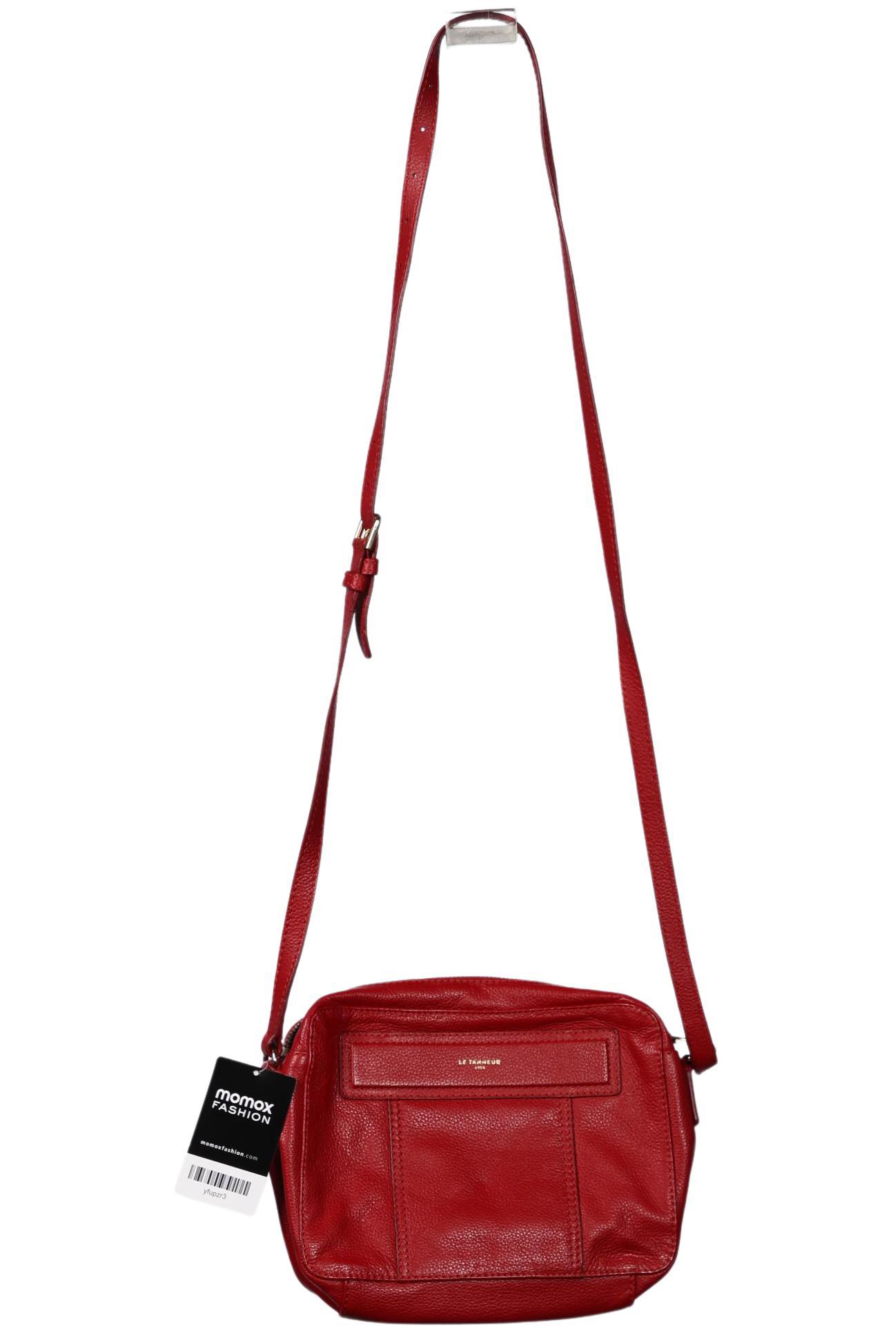 

LE Tanneur Damen Handtasche, rot, Gr.