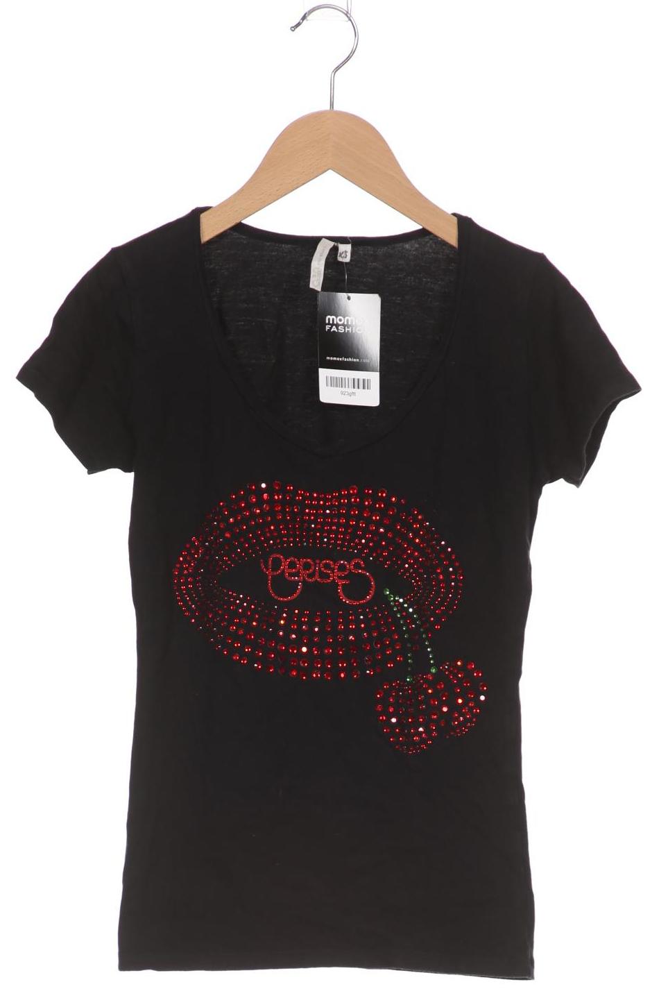

le temps des cerises Damen T-Shirt, schwarz, Gr. 34